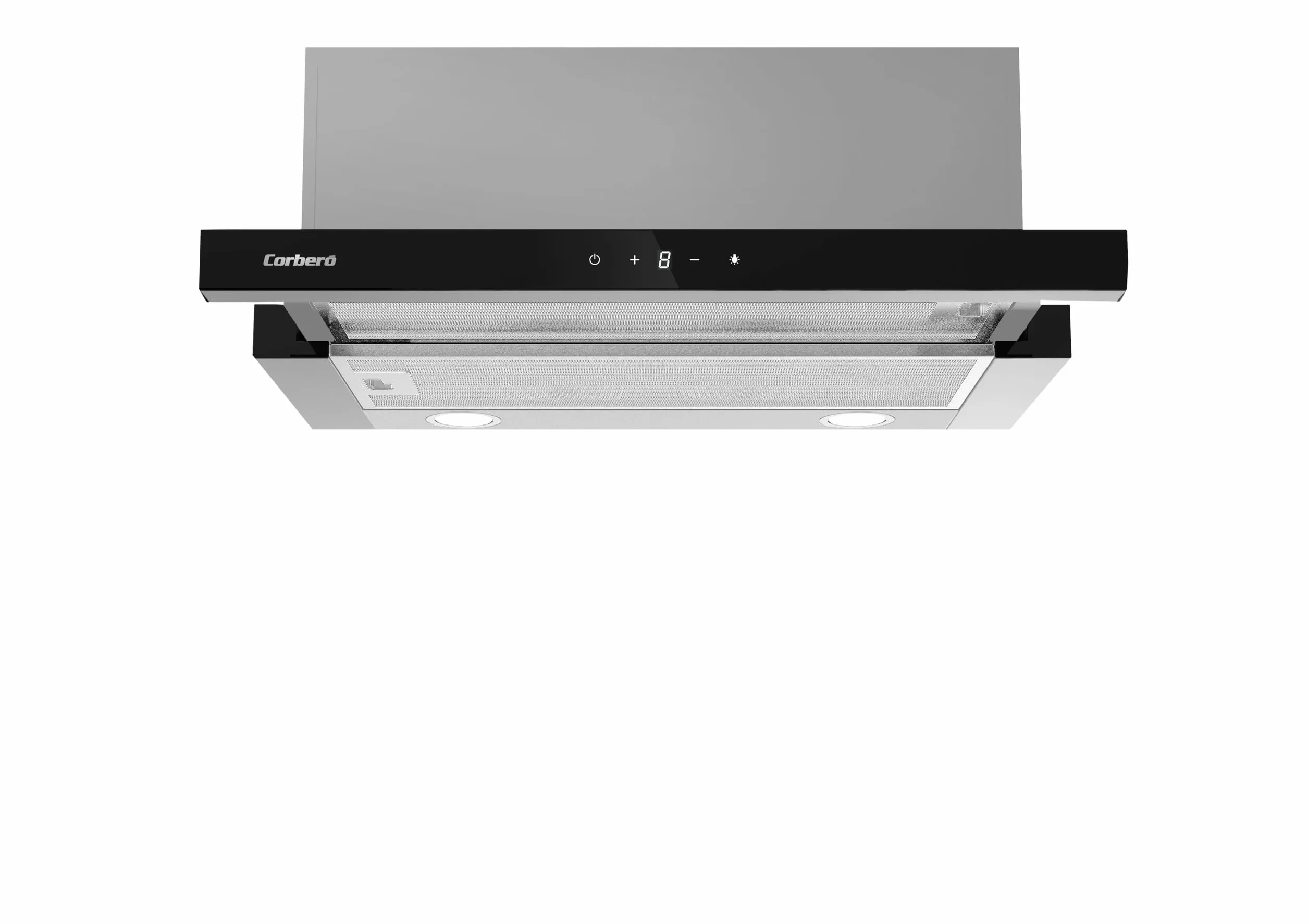 Corberó Campana Extractora Telescópica 60 cm ANETO660X 620 m3/h 165W Inox-Negro