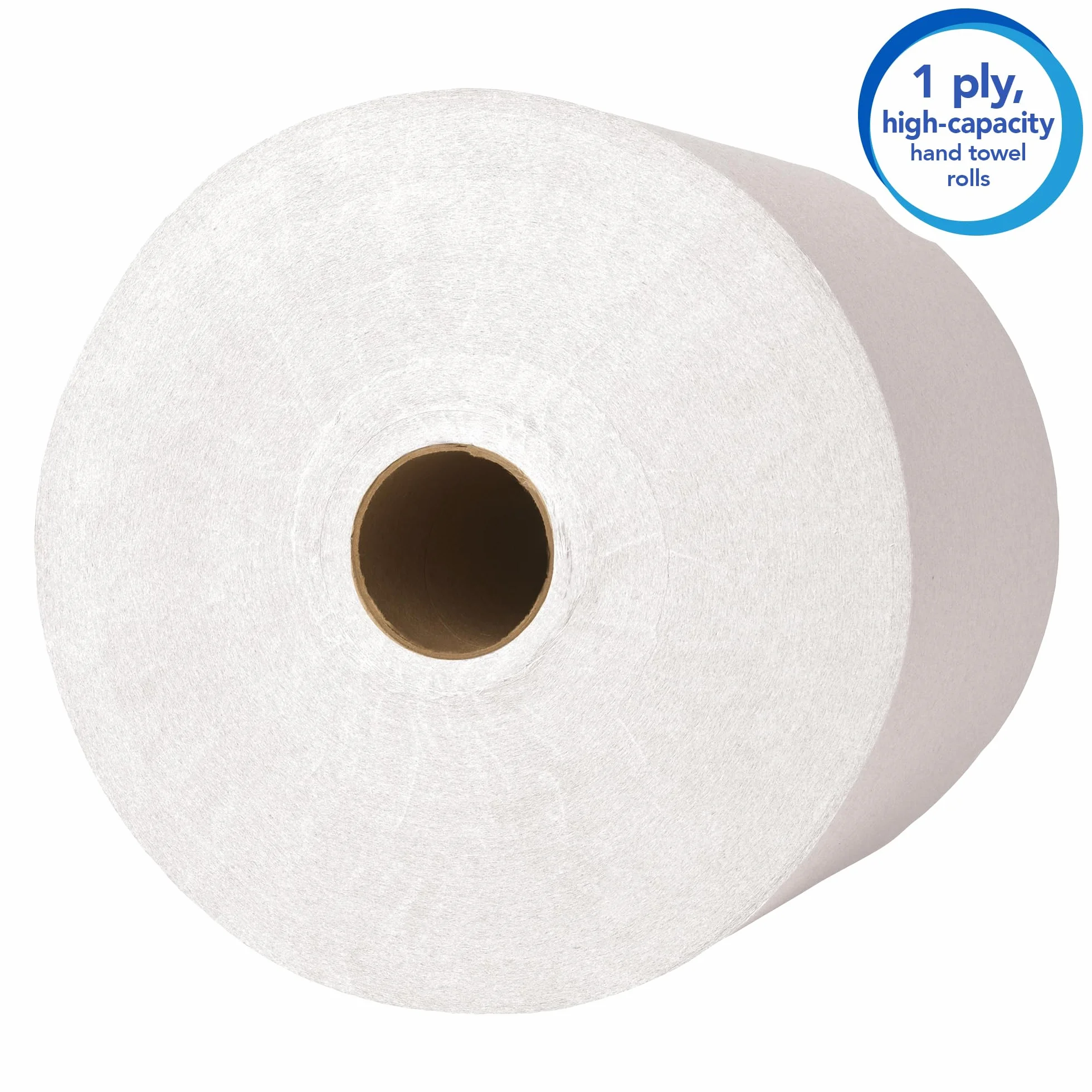 Scott Toallas de Mano en Rollo 6667, 1 Capa, Secamanos Suaves y Resistentes, Tecnología Airflex, Alta Capacidad, Uso Alimentario y Certificación Ecológica, 6 Rollos x 304m (1.824m Total)