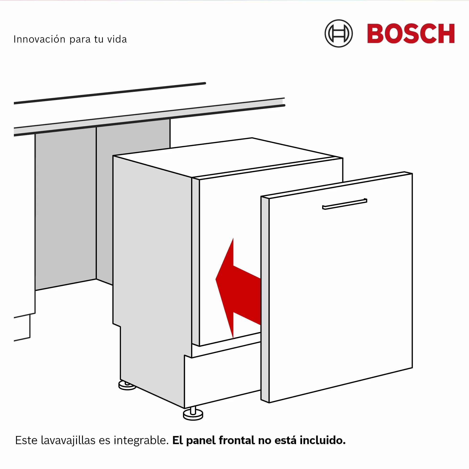 Bosch Lavavajillas Totalmente Integrable 45 cm Serie 4 Home Connect Motor EcoSilence Blanco SPV4EMX25E