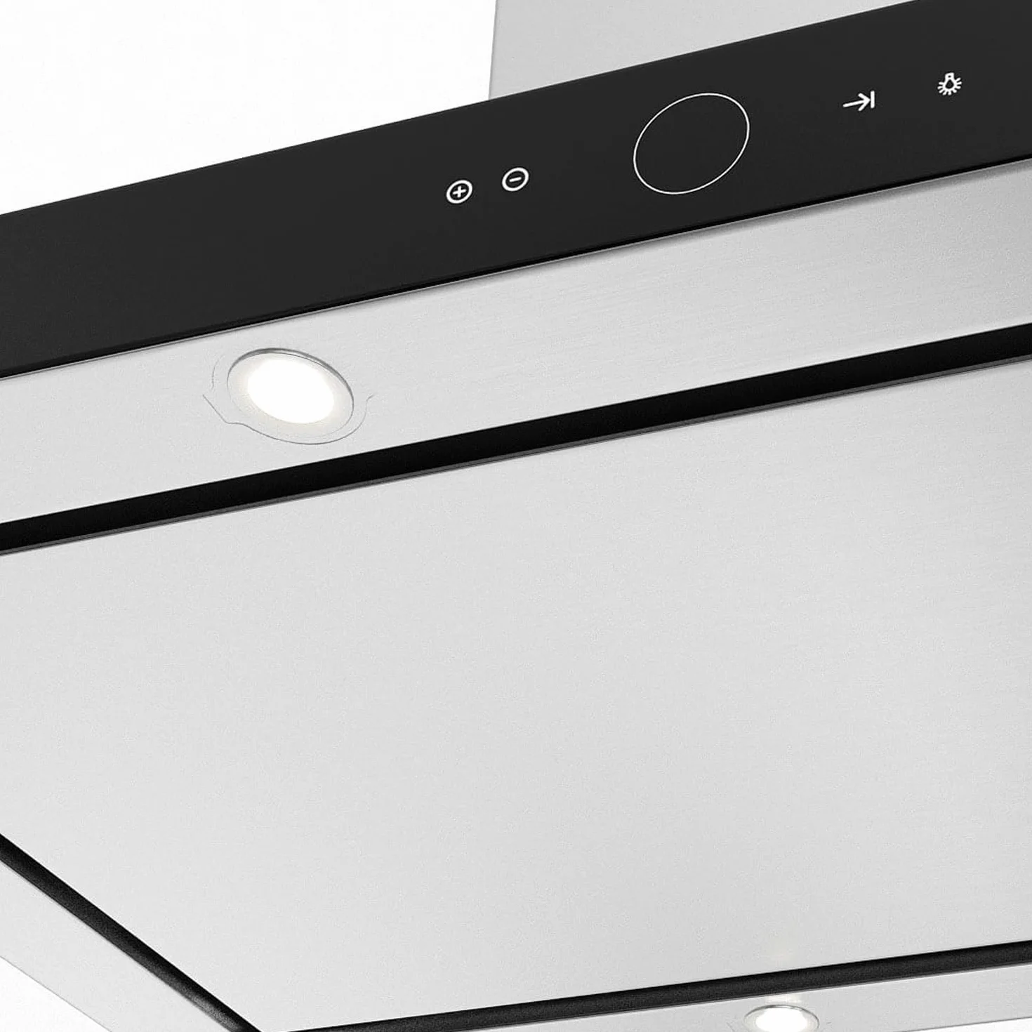 TEKA Campana Extractora Extensible 60 cm, 2 Velocidades + Intensiva, Filtro de Carbón, Acero Inoxidable Antihuellas, LED, Modelo CNL 6400.2