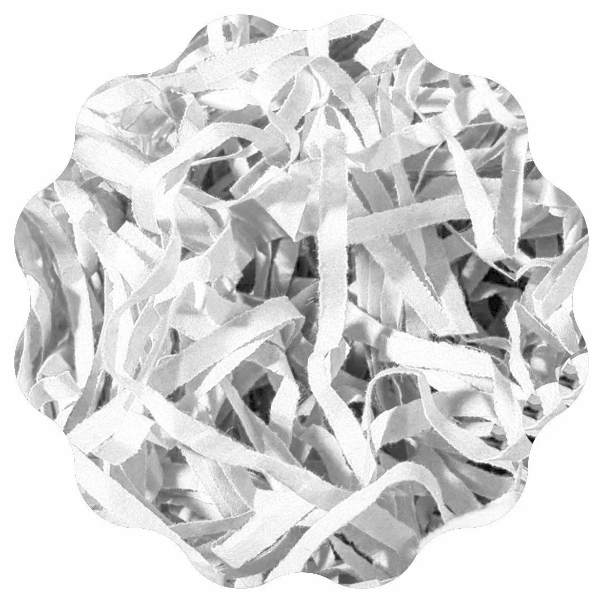 Relleno Ecológico de Papel Kraft Triturado en Viruta Blanca para Embalaje 55x40x20 cm 2 kg