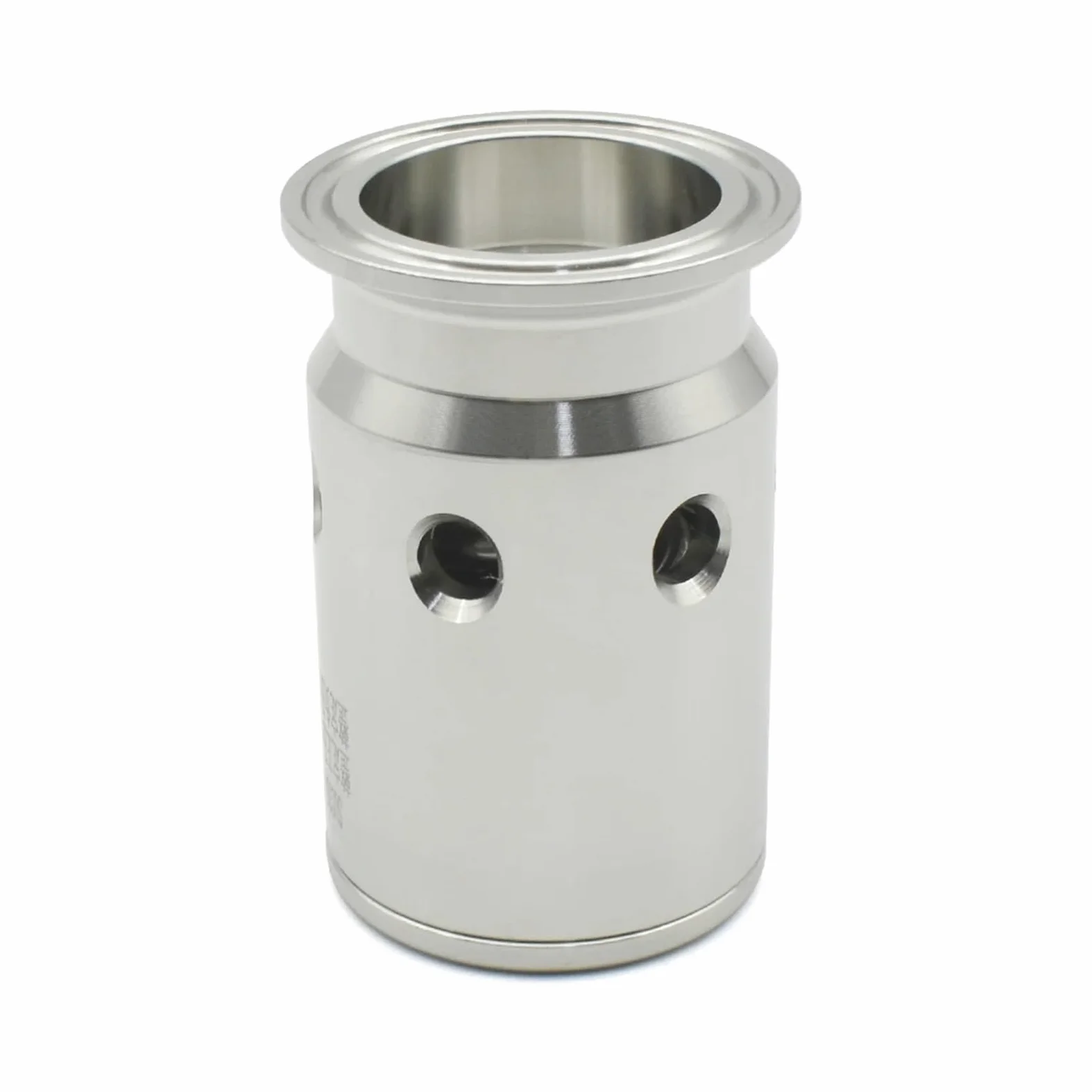 Válvula Reductora de presión Ajustable de Acero Inoxidable SUS304 de 1,5" y 2" con Tres Abrazaderas y 1-3 Bar(Ferrule OD 50.5mm,2 Bar)