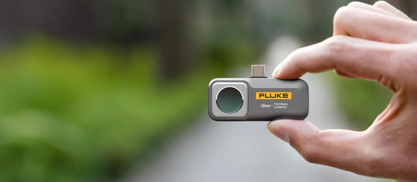 Fluke TC01C 25Hz - cámara térmica móvil iSee para teléfonos Inteligentes iOS Tipo C, Rango de Temperatura de hasta 1200 Grados Fahrenheit