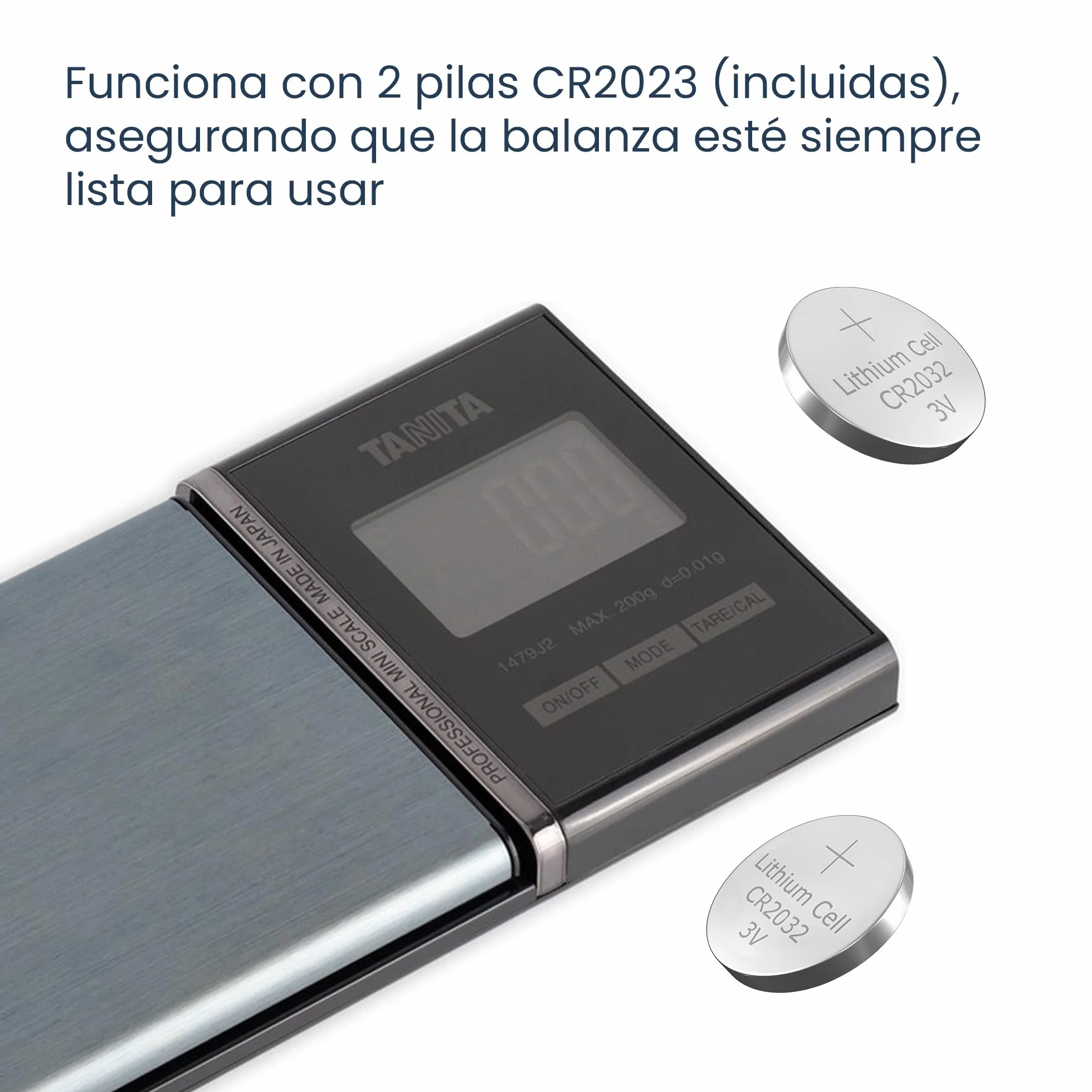 TANITA 1479J2 - Balanza de precisión Profesional. Capacidad 200 gr. Precisión 0,01 gr.