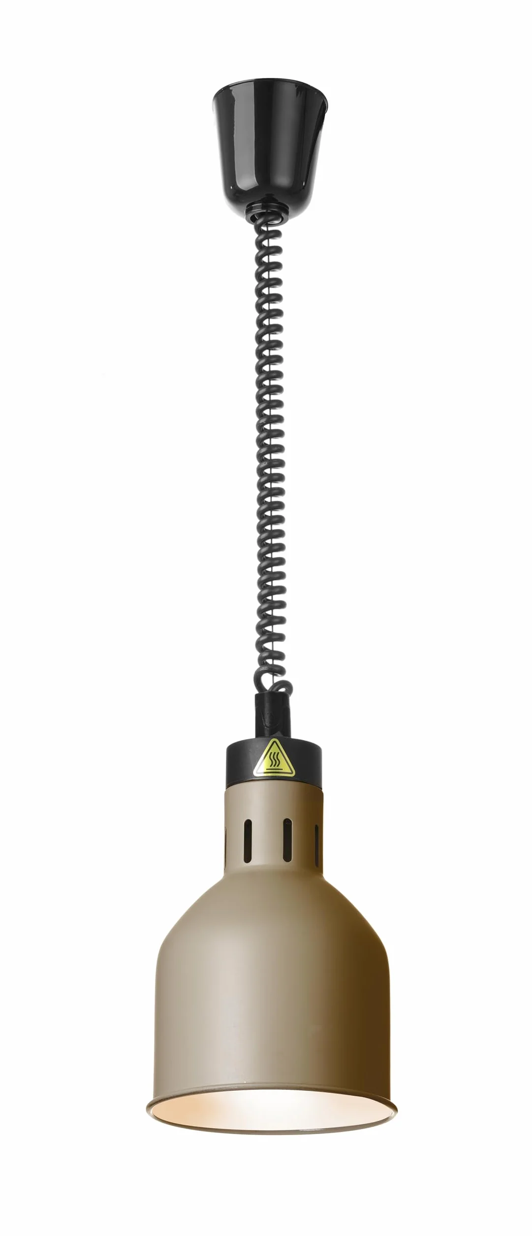 HENDI Lámpara de calor colgante ajustable 230V 250W ø175x250mm aluminio