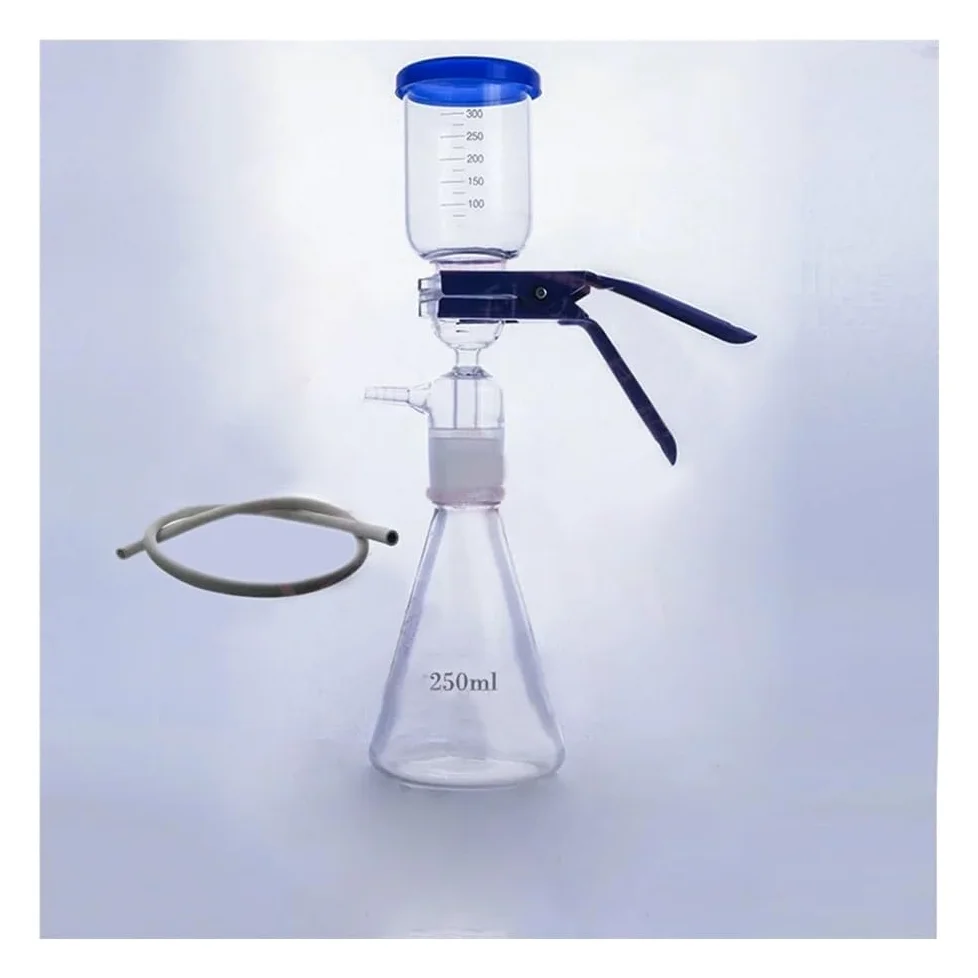 Cristalería de Laboratorio Aparato de filtración al vacío de 250 ml, filtro de membrana, equipo de filtración con núcleo de arena