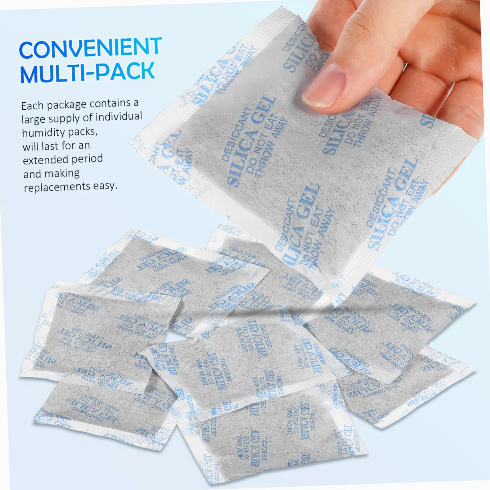 Alipis 30 Paquetes de Gel de Sílice Desecante para Almacenamiento de Alimentos y Ropa, 50 G por Paquete