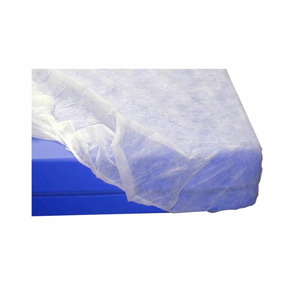 Sábanas Desechables Ajustables a Cama de 150x200, 190x250, Fabricadas en SMS de 16gr, Muy Resistentes y Suaves, Envase Individual, Cajas de 100 Unidades