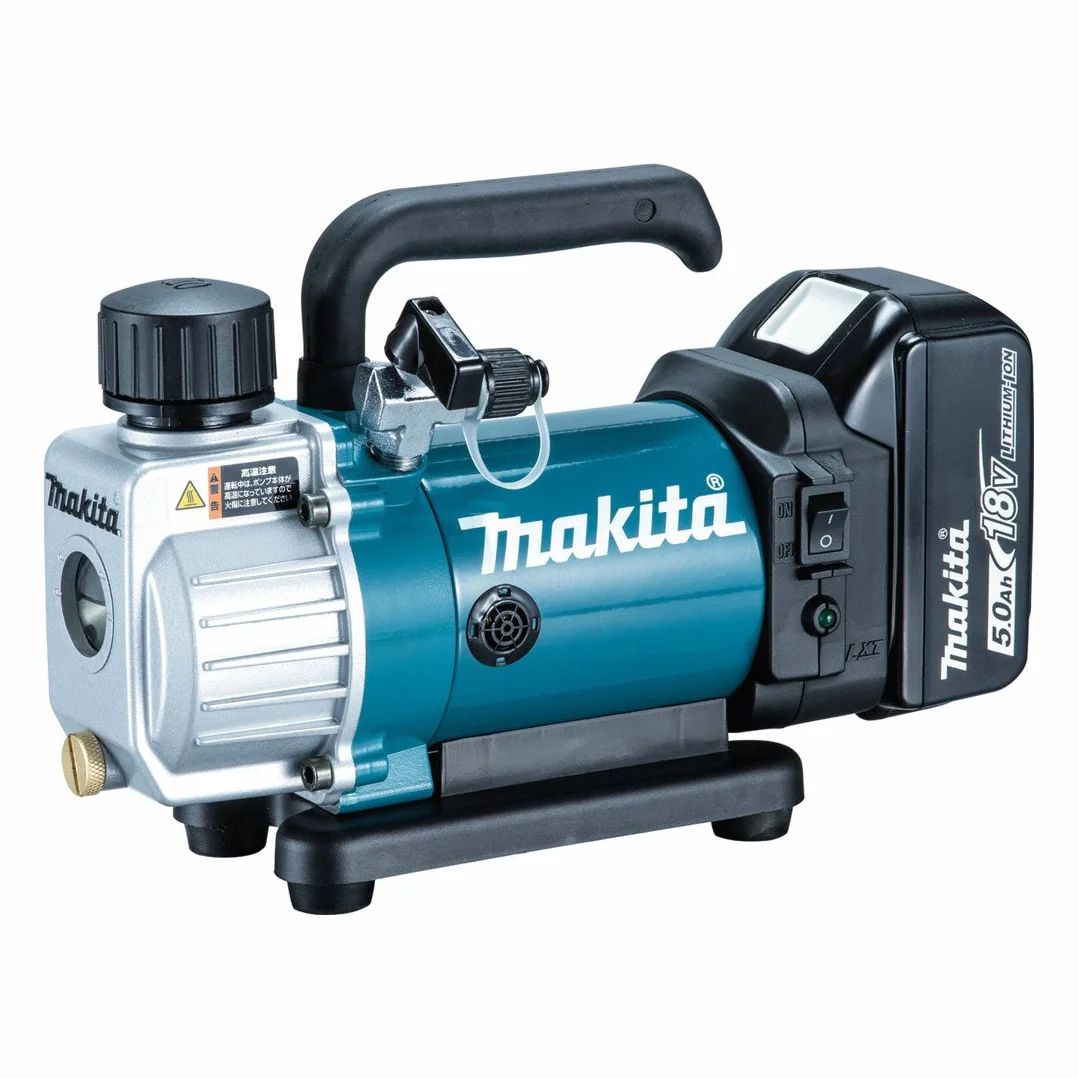 Makita DVP180RT - Bomba de vacío con batería (18 V, 5,0 Ah, 1 batería, cargador en maletín de transporte)