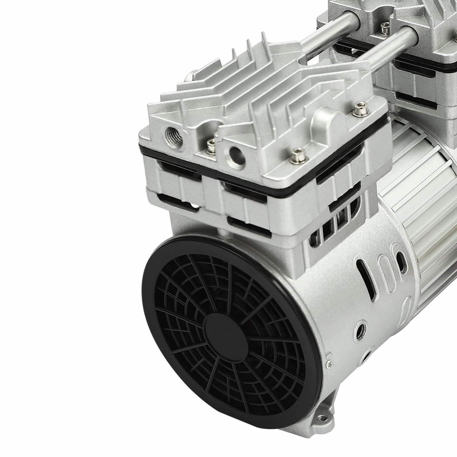Bomba de vacío sin aceite, 800 W, bomba de vacío, sin aceite, bomba de vacío industrial de laboratorio, velocidad 1400 rpm, para experimentos de estanqueidad de gas, aspiración quirúrgica al vacío