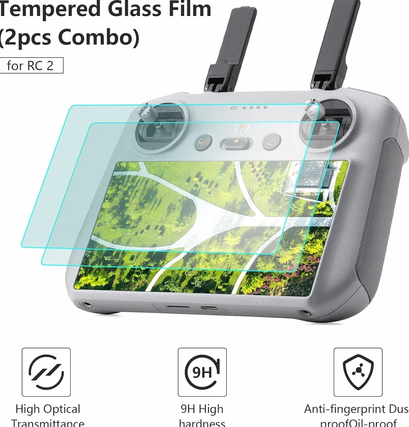 FPVtosky Drone Mini 4 Pro Accesorios 5-IN-1 Kit, Dual Layer Maleta para DJI Mini 4 Pro