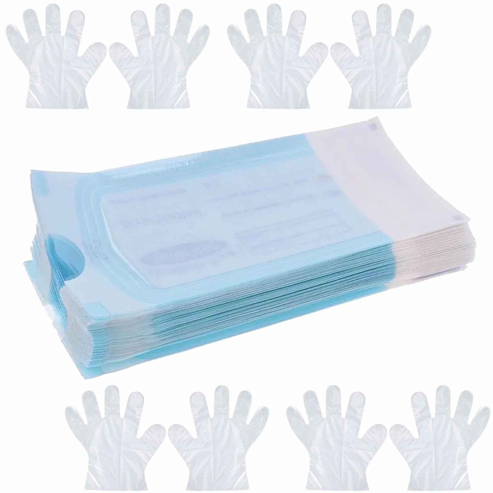 Bolsa de Esterilización Dental 100pcs 57 x 130 mm Auto Sellado