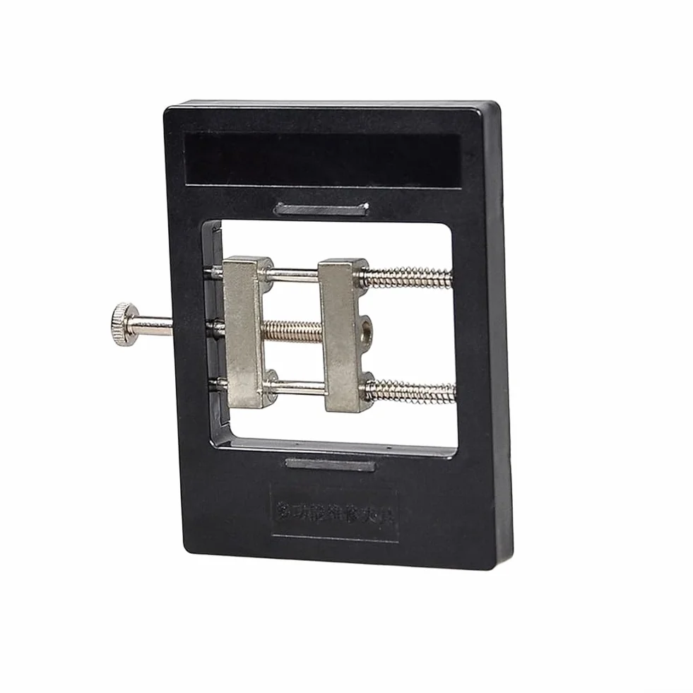 Soporte ajustable para pistola de calor, plegable 360°, base de abrazadera acero inoxidable