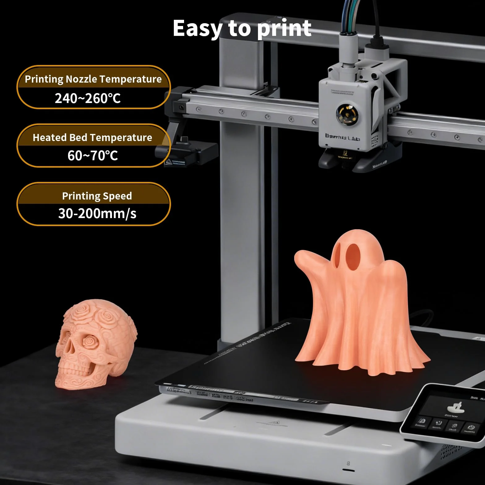 iSANMATE 4KG PETG Glow in the Dark Filamento 1,75 mm, Filamento para impresora 3D Bobina de 1KG*4, Precisión dimensional +/- 0,03 mm