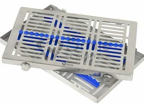 3X Esterilización Cassette - Contenedor de bandeja de lavado - para 20 instrumentos de esterilización