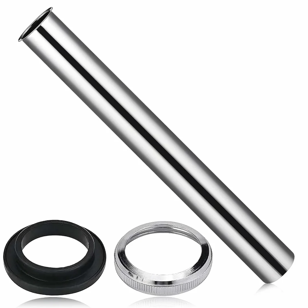 GXGM Tubo De Extensión De Drenaje 300 Mm Cromado Para Fregadero