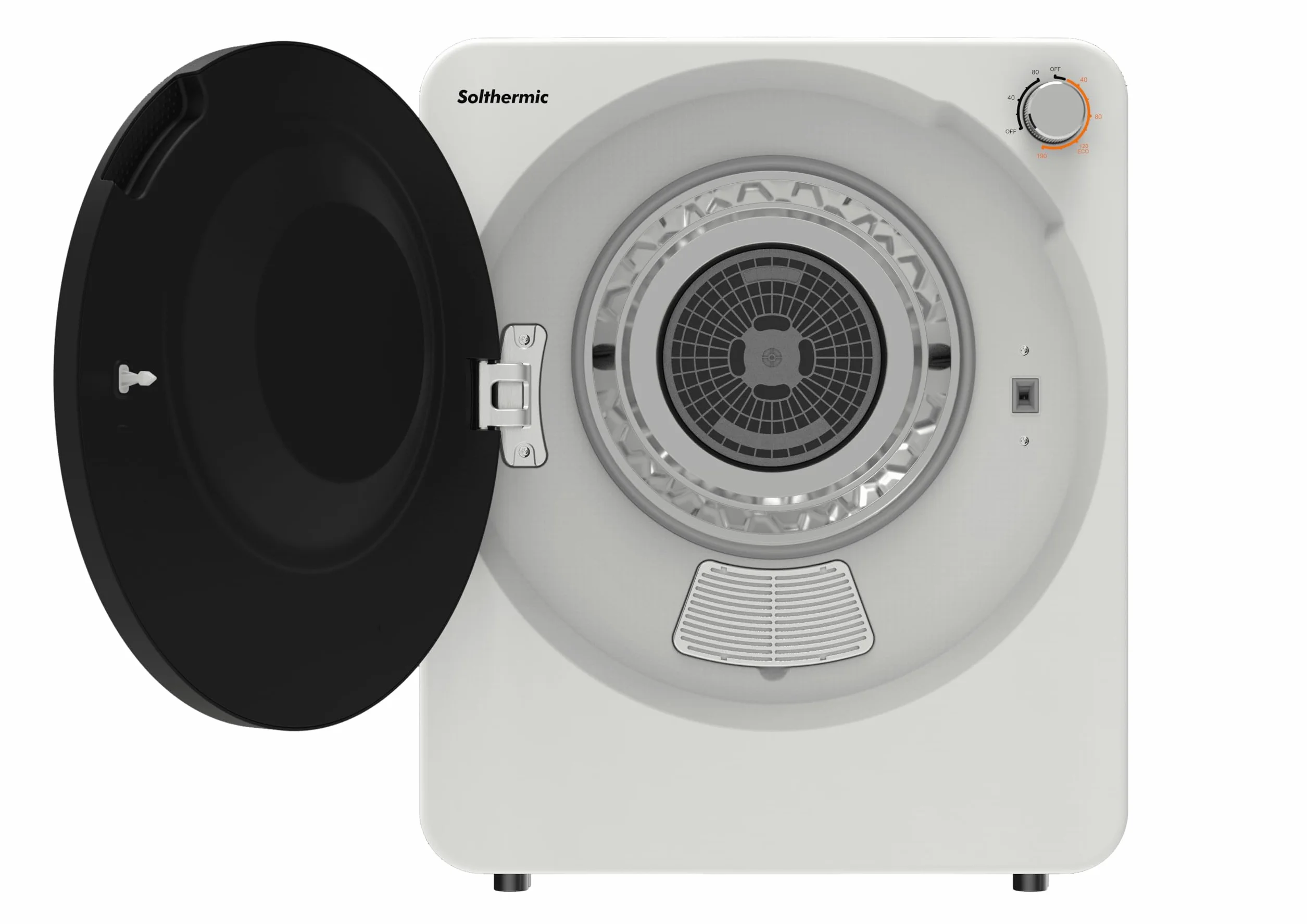 SOLTHERMIC SECADORA MINI SC2.5G 2,5 KG Puerta negra ojo de buey Blanco