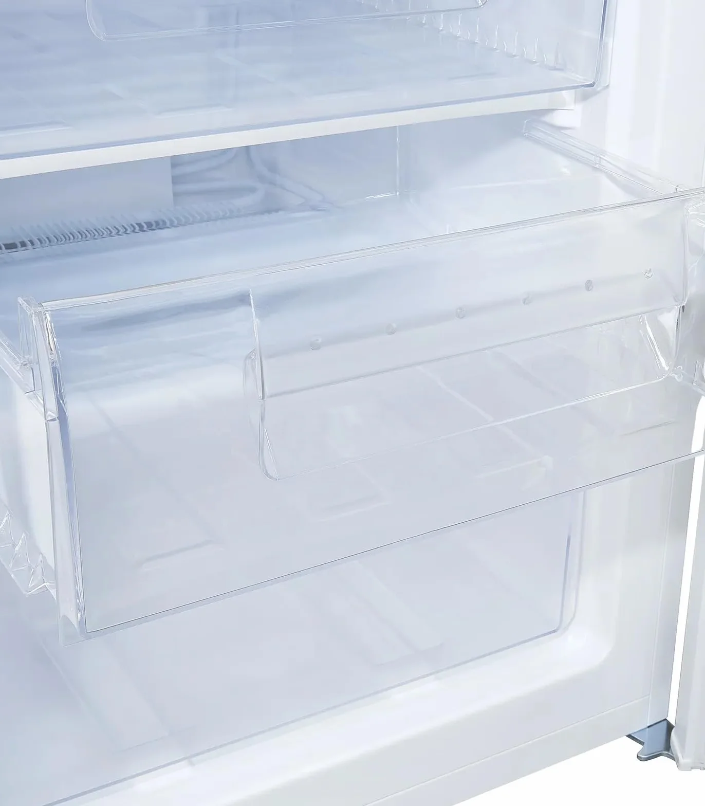 Exquisit Congelador Vertical 91L Blanco Clase E 4 Cajones Puerta Reversible Control Temperatura