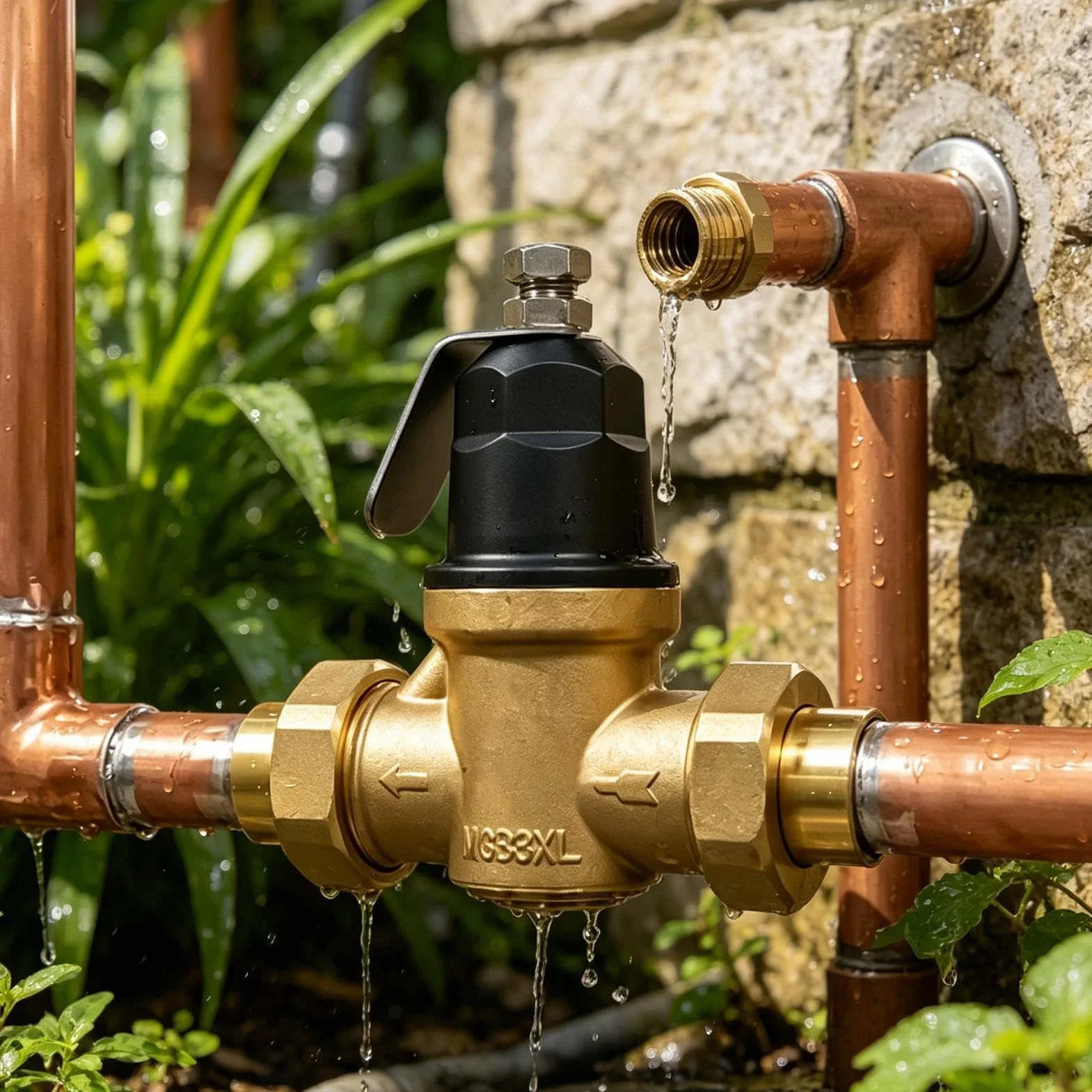 Válvula Reductora Presión Agua Válvula Ajustable Recambio Fontanería 3/4" | Repuesto Regulador Presión Agua Para Jardín Hogar Residencial Comercial Industria Autocaravana Riego