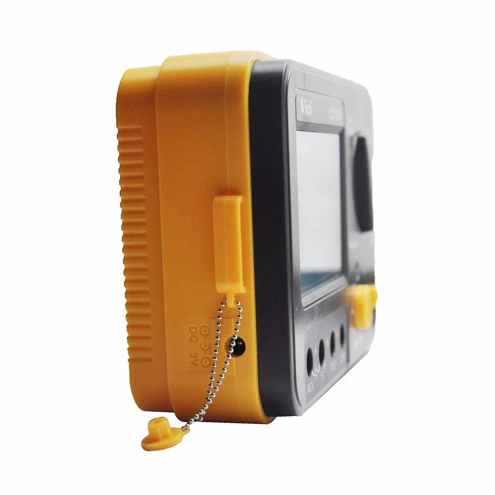Megger Megohm Meter VCB60+ Probador de resistencia de aislamiento digital 1000V 0.1~2000MΩ (negro + naranja)