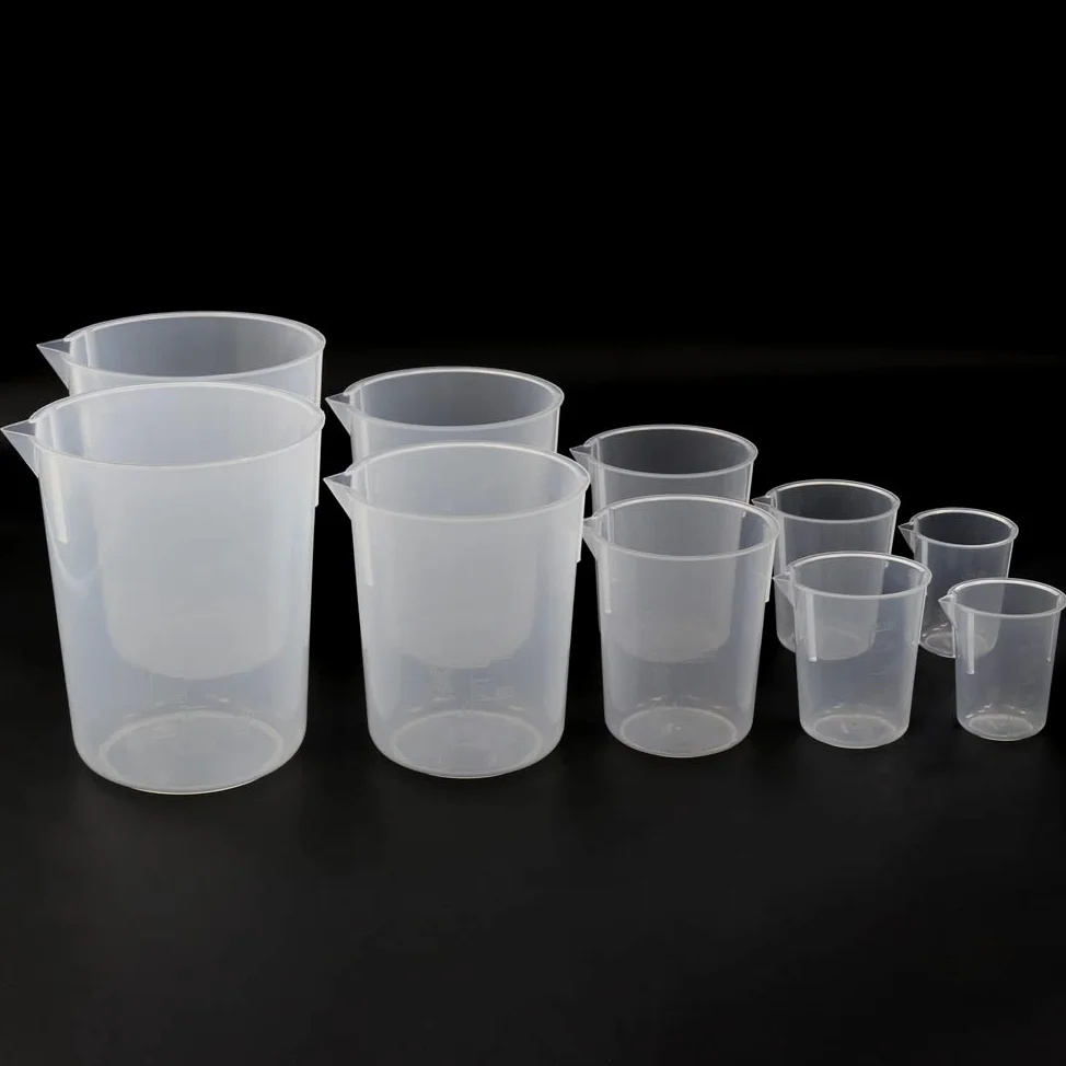 ULAB Scientific juego de vasos de plástico graduados