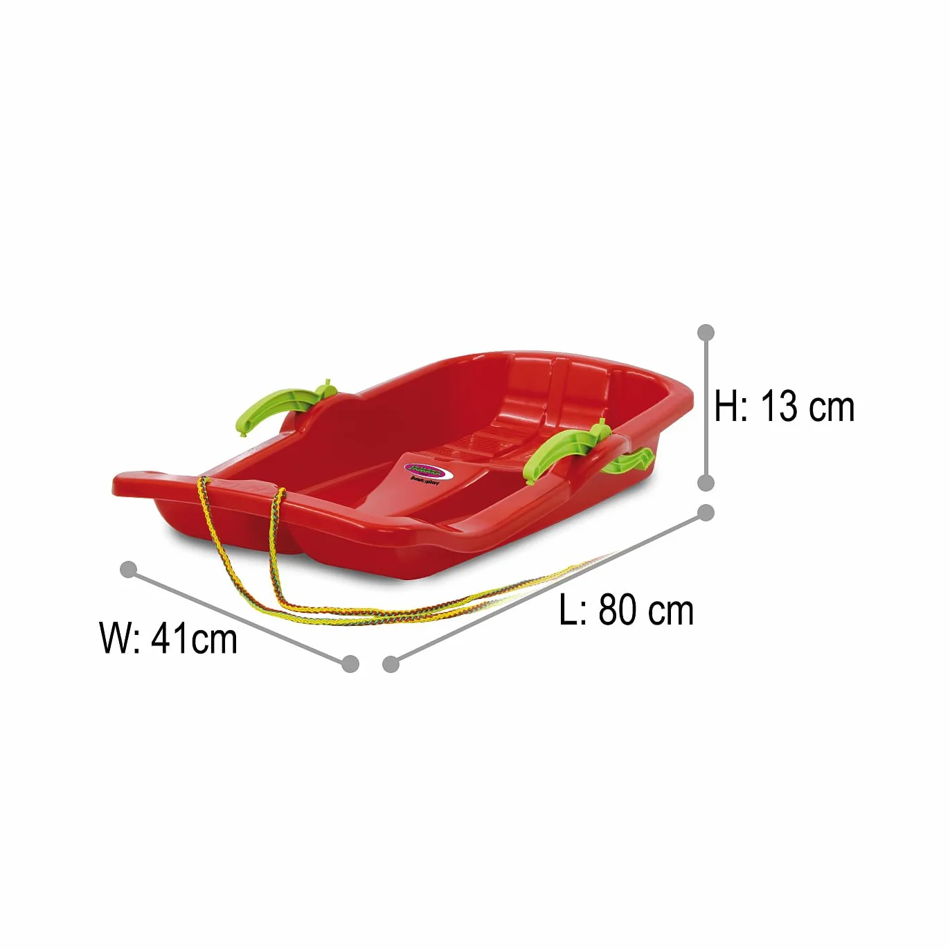Jamara Snow Play Bob Karol 80cm Rojo con Frenos