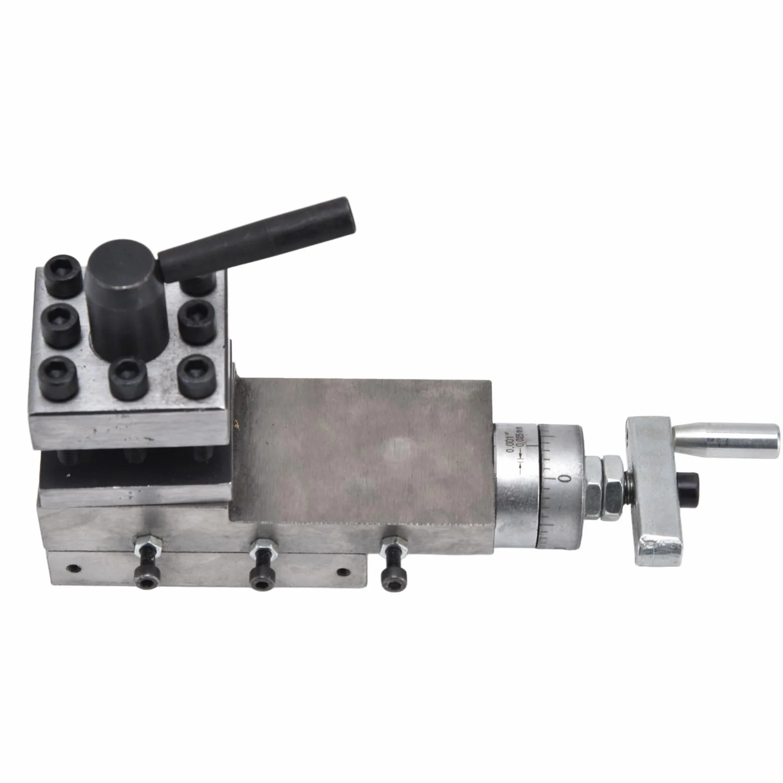 SUNGOOYUE Portaherramientas Mini Accesorios de Torno Portaherramientas de Torno de Metal de 2 Vías Conjunto de Rápido para Maquinistas HT250 Hierro Gris