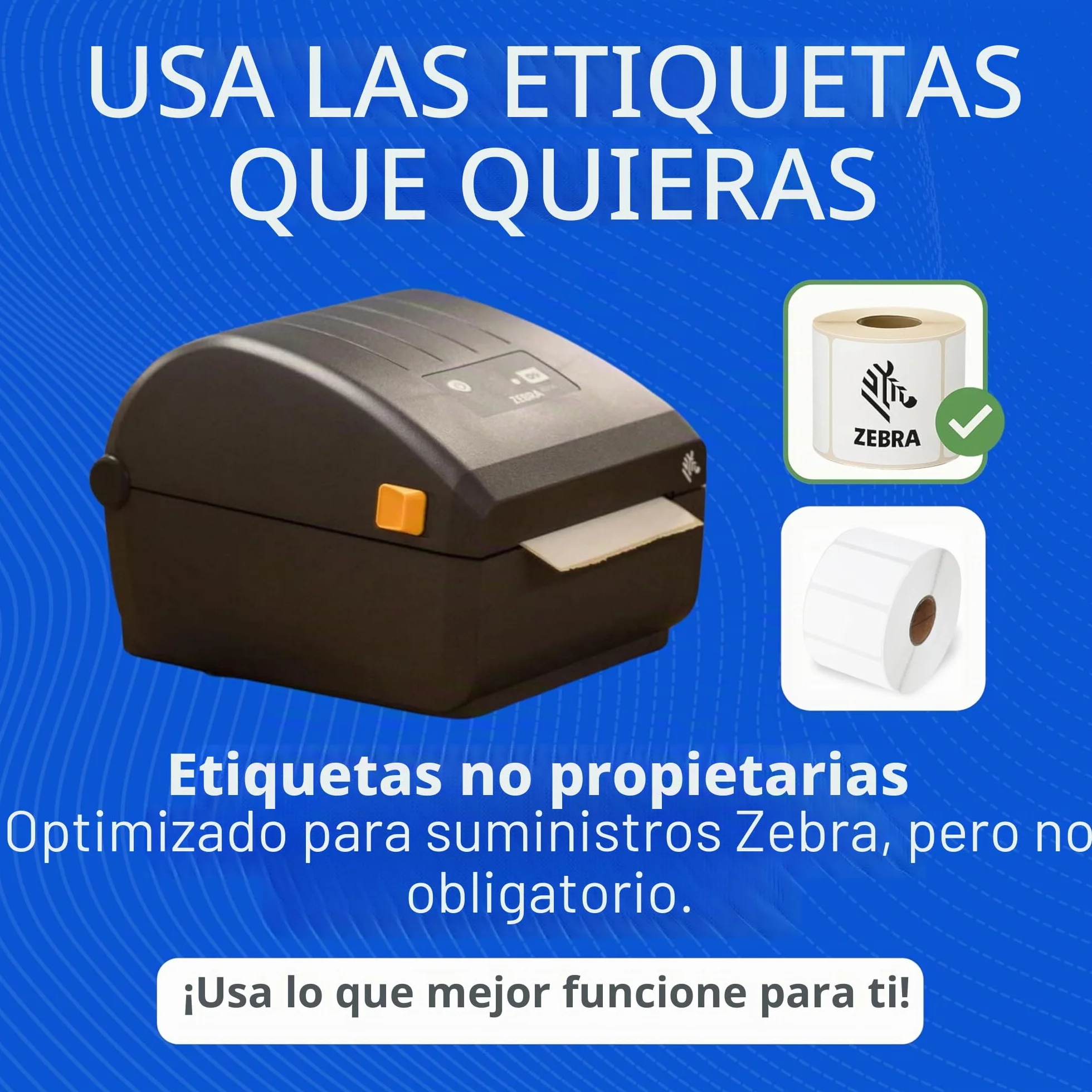 Zebra Impresora térmica Directa ZD220 estándar EZPL USB