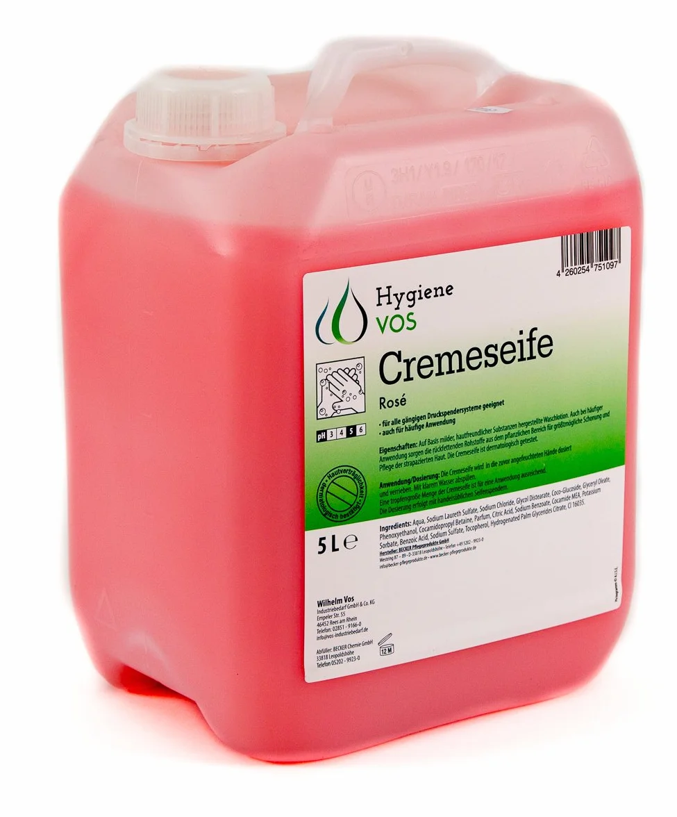 VOS Jabón Líquido de Manos 5 litros pH Neutro Biodegradable