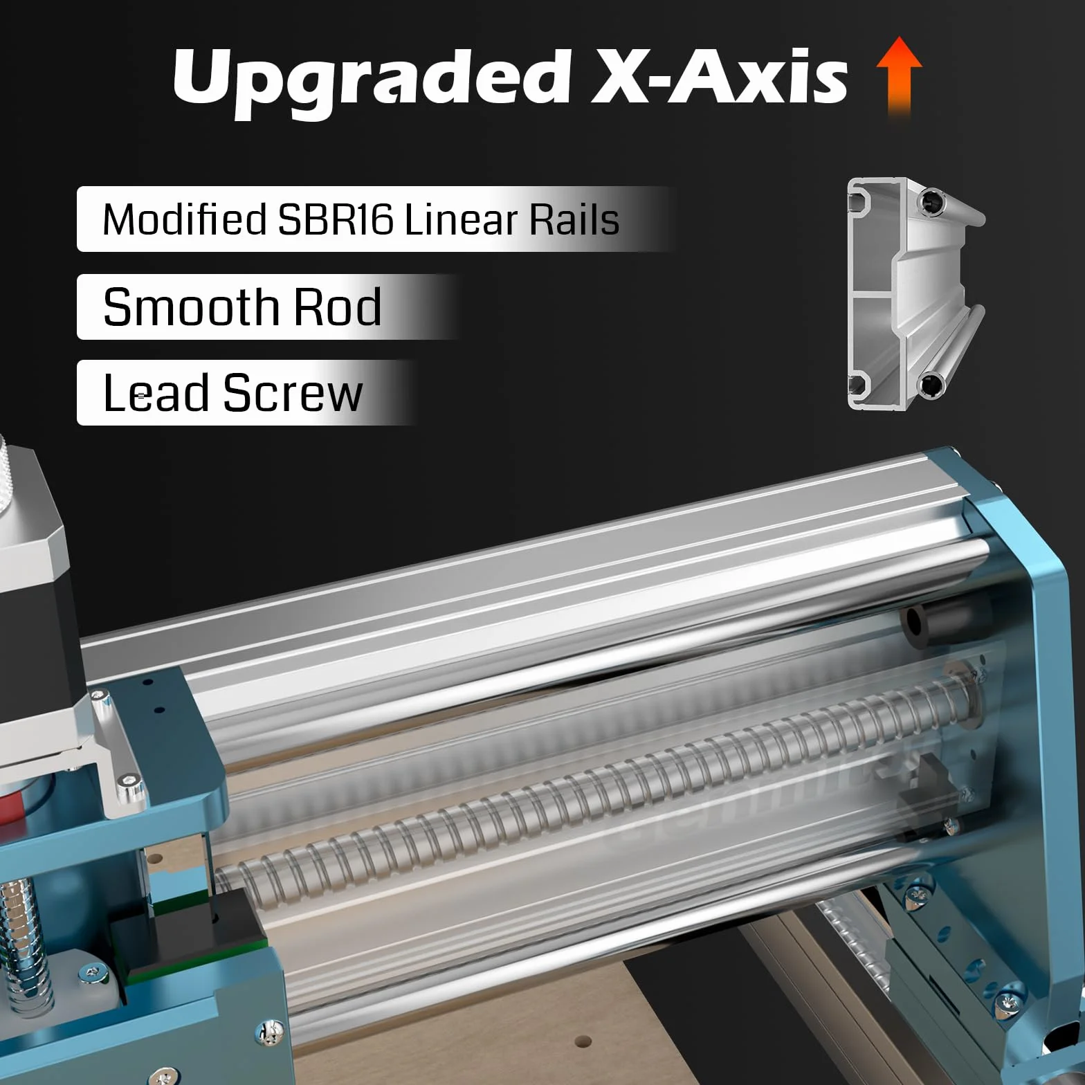 Genmitsu 4040-PRO MAX - Fresadora CNC para fresado de madera, metal y acrílico, control GRBL, máquina de grabado de 3 ejes con recortadora de 710 W y accionamiento de riel lineal