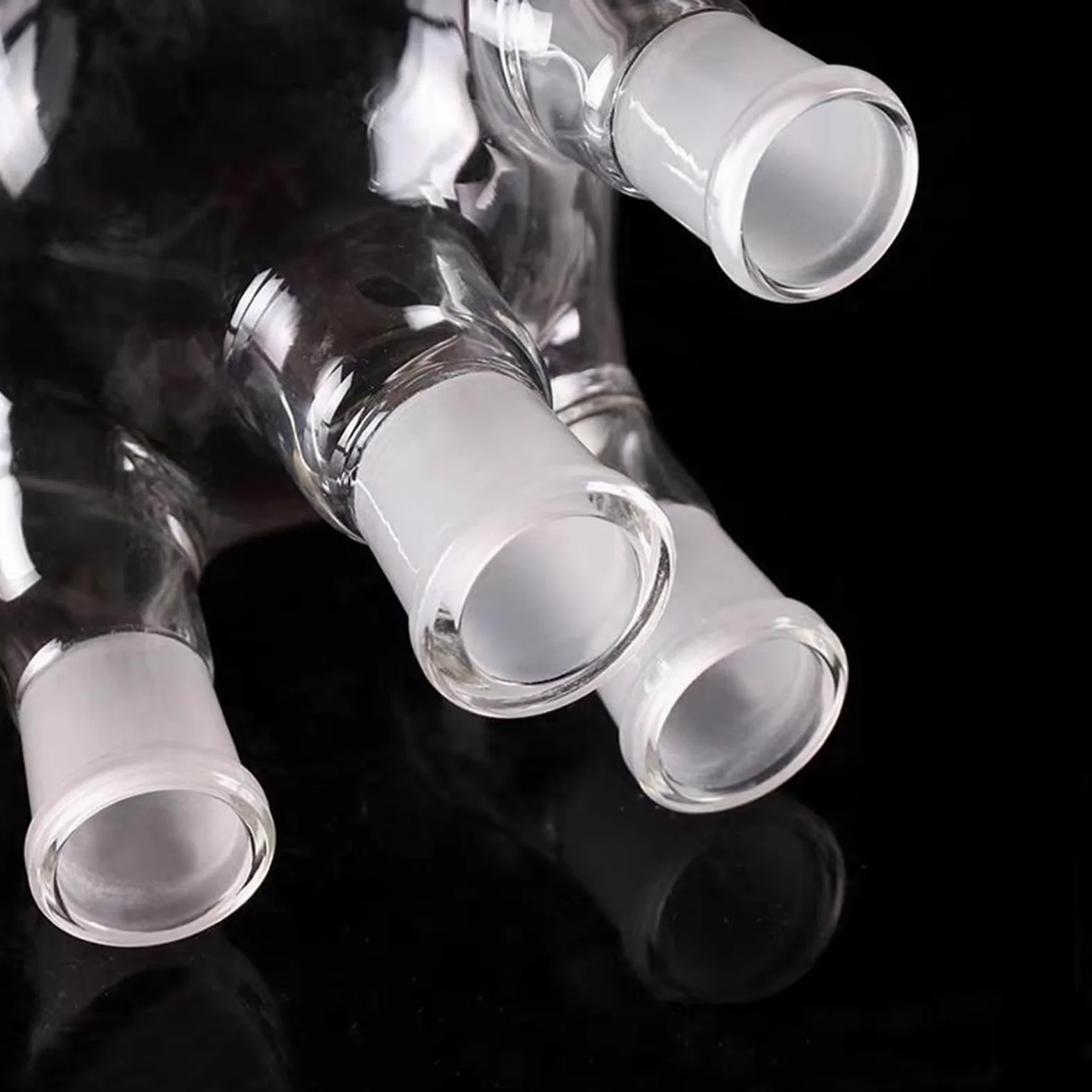 una botella hirviendo, Matraz de destilación de cuatro plazas de vidrio de borosilicato de alto rendimiento for laboratorio de 100 ml a 2000 ml(250ml 24x4)