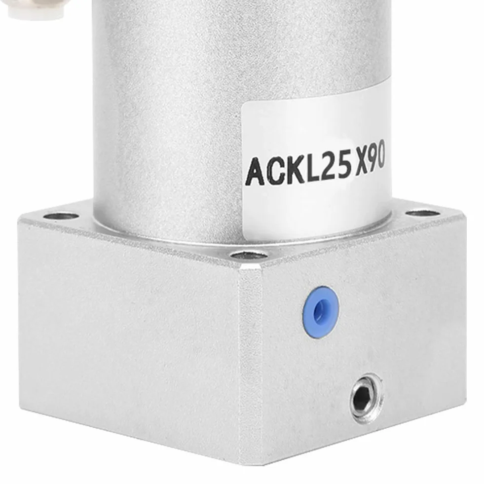 Fafeicy Cilindro Neumático Rotativo de Doble Efecto 90° ACK25-90L 25mm Aleación de Aluminio