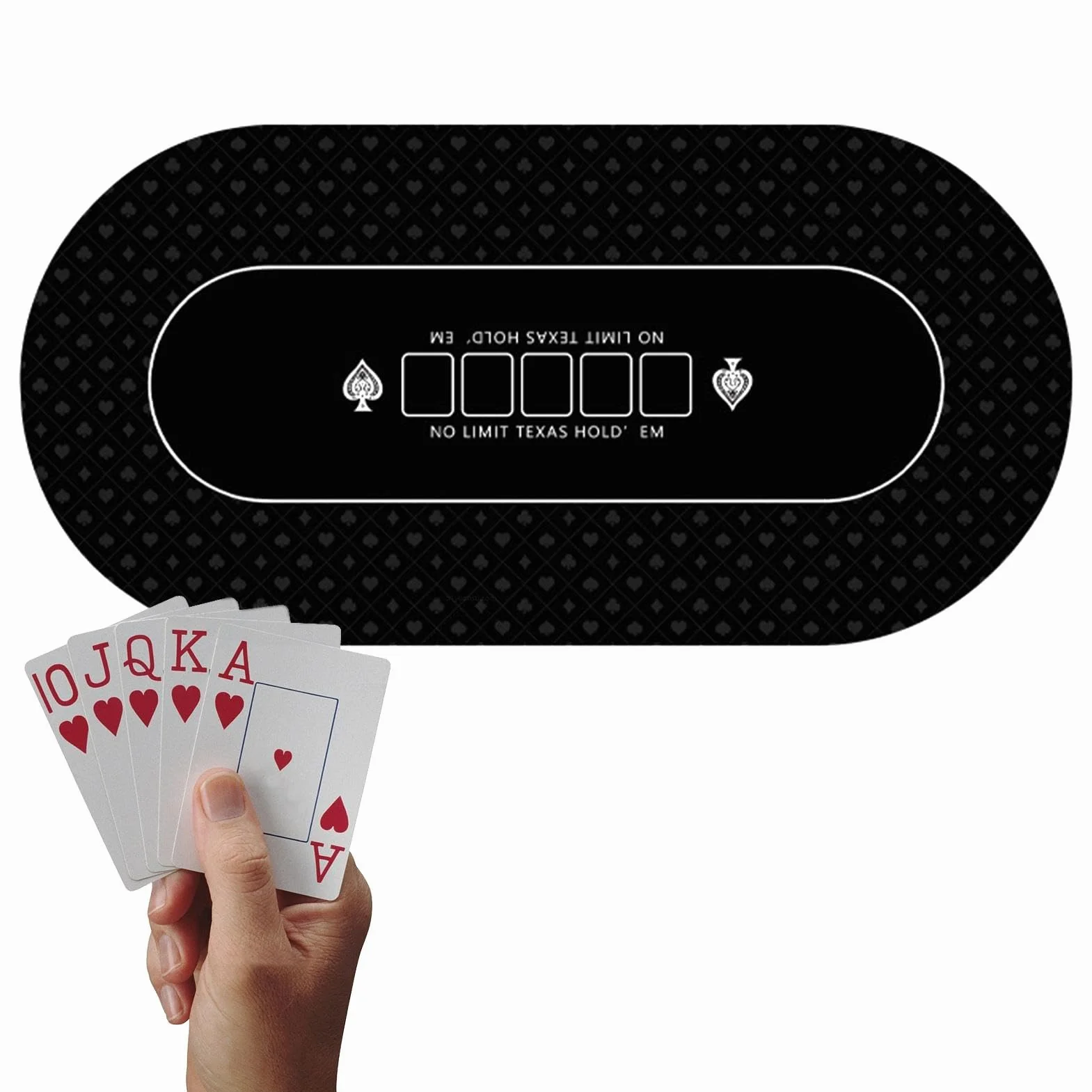 Mantel De Poker 120x60cm Tapete para Juegos Holdem Mesa