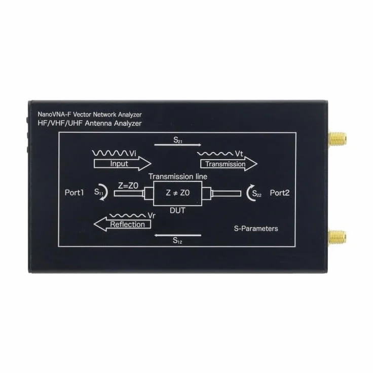 NanoVNA-F V3 1MHz-6GHz Vector Network Analyzer 4,3" IPS Portátil