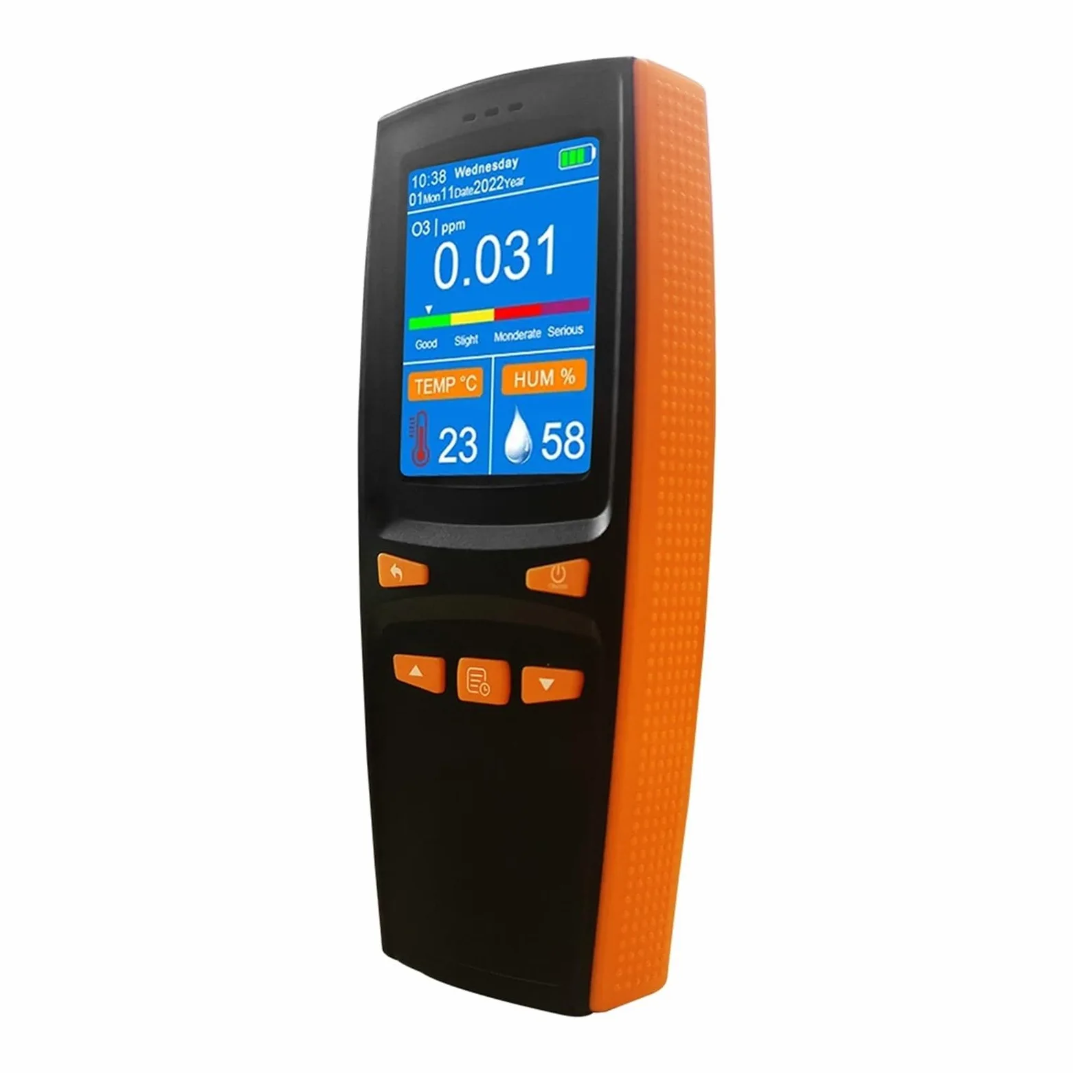 Detector de gas Ozone O3 portátil, analizador de 0-5PPM, probador de mano, contador, medidor de ozono, Detector de aire, Sensor inteligente