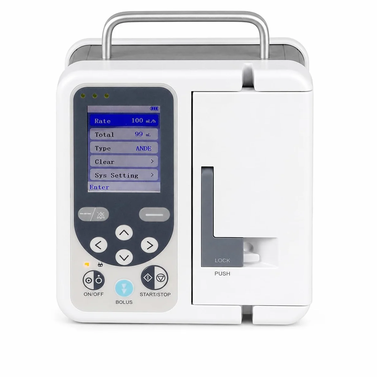 Bomba de infusión veterinaria peristáltica electrónica, detección de burbujas de aire y tasa personalizable para uso en hospitales de animales y clínicas veterinarias