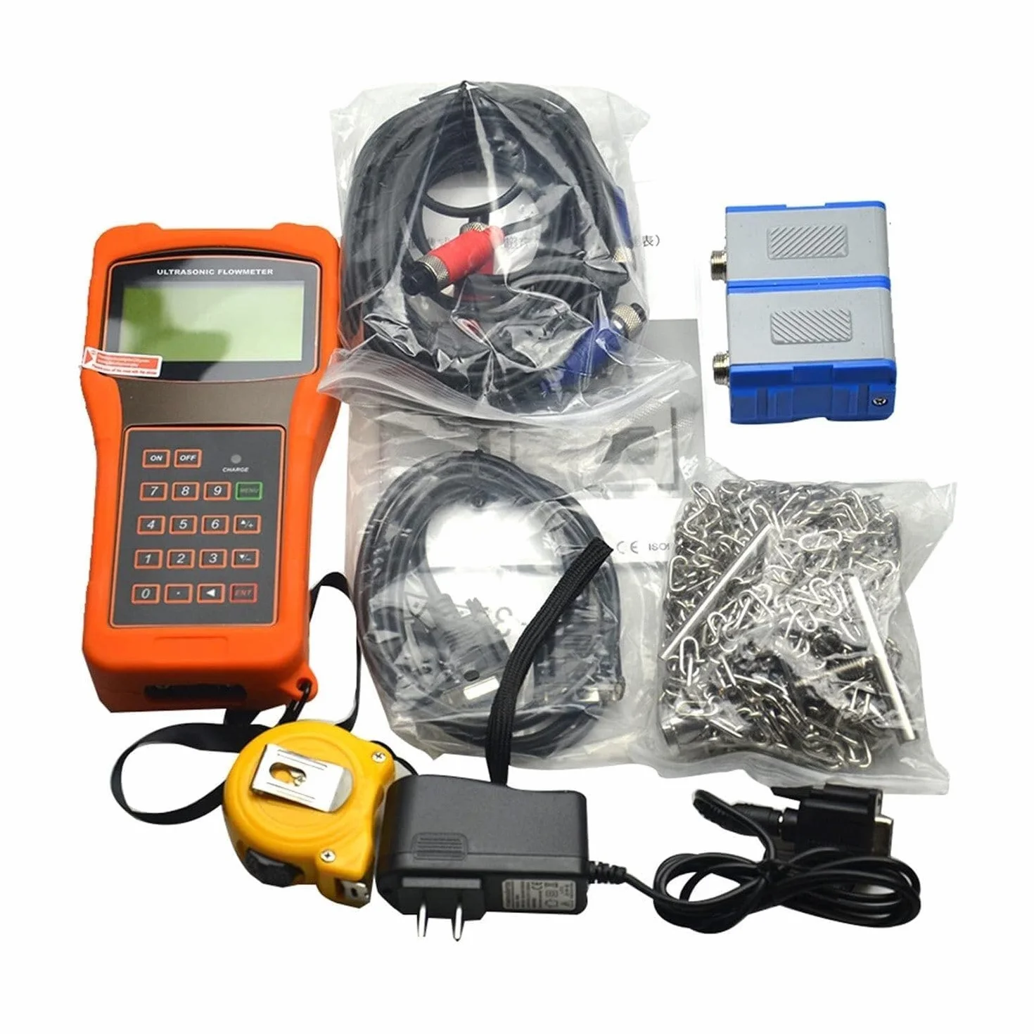 Medidor De Flujo Ultrasónico De Mano Tuf-2000h TM-1 DN50~DN700mm Portátil
