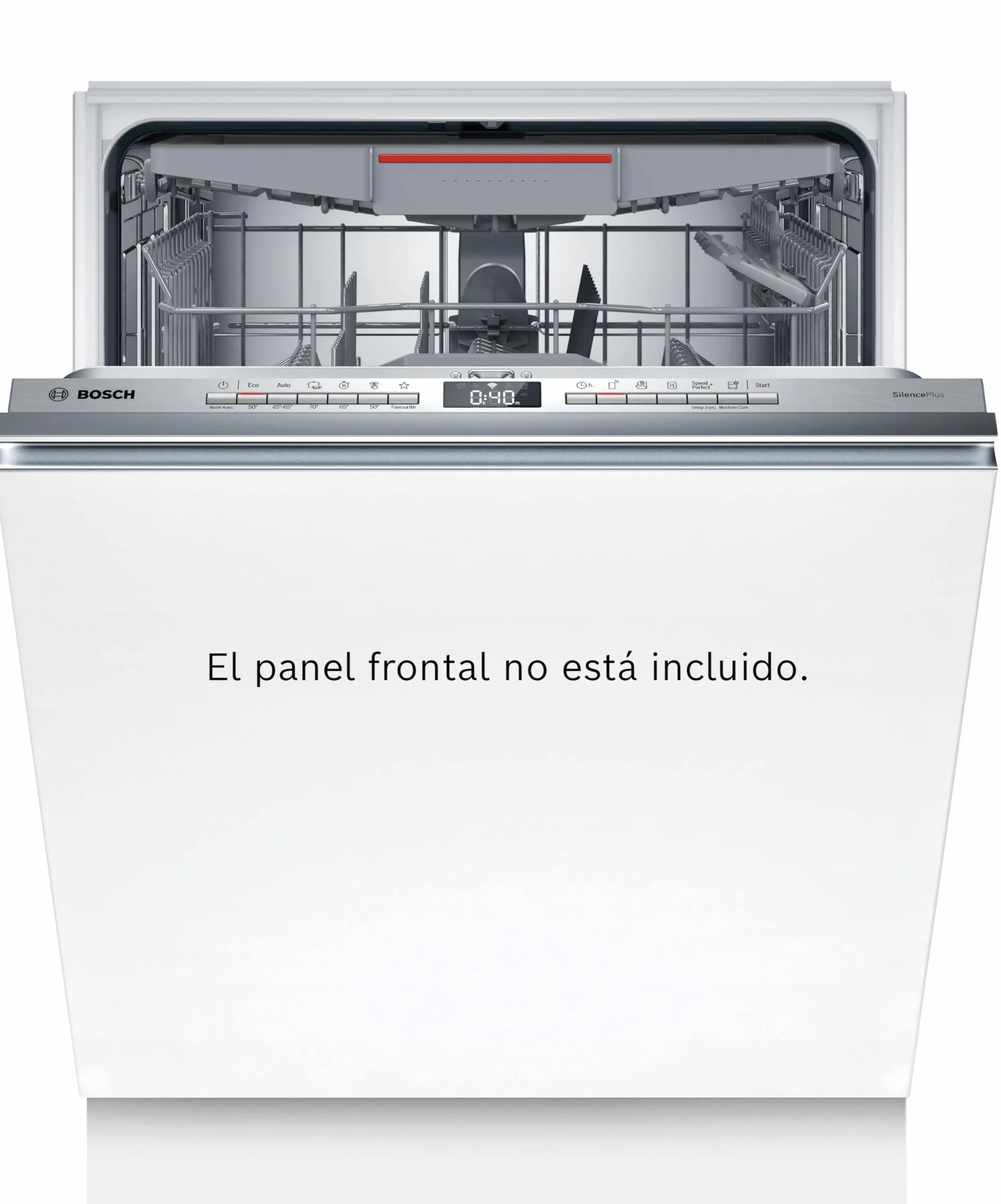 Bosch Lavavajillas Integrable, Serie 4, 60 cm, Puerta Deslizante, XXL, Home Connect, Blanco, SBH4ECX21E