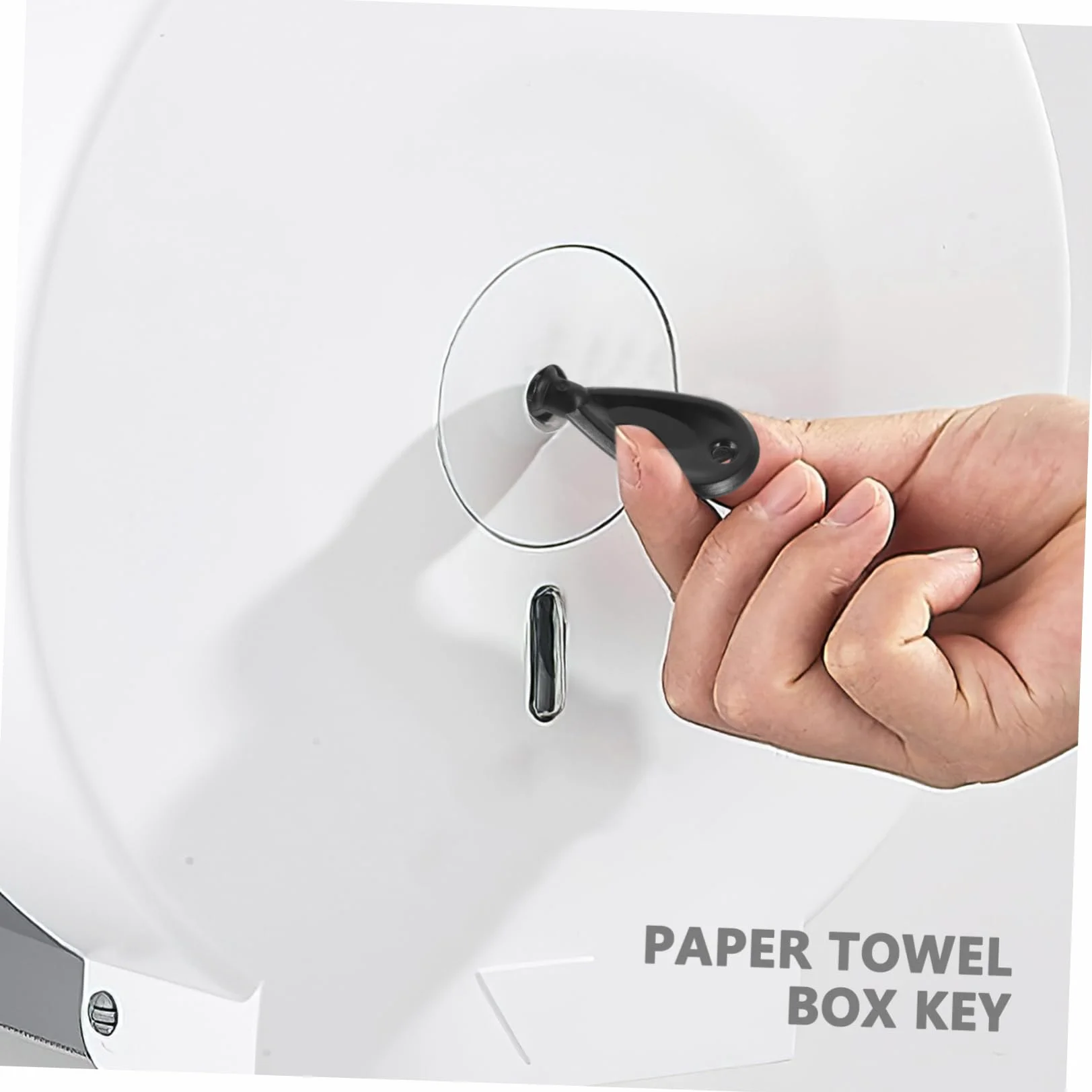 ABOOFAN Llave de Repuesto Abs Negro para Dispensador de Toallas de Papel Fuerte Conveniente Comercial