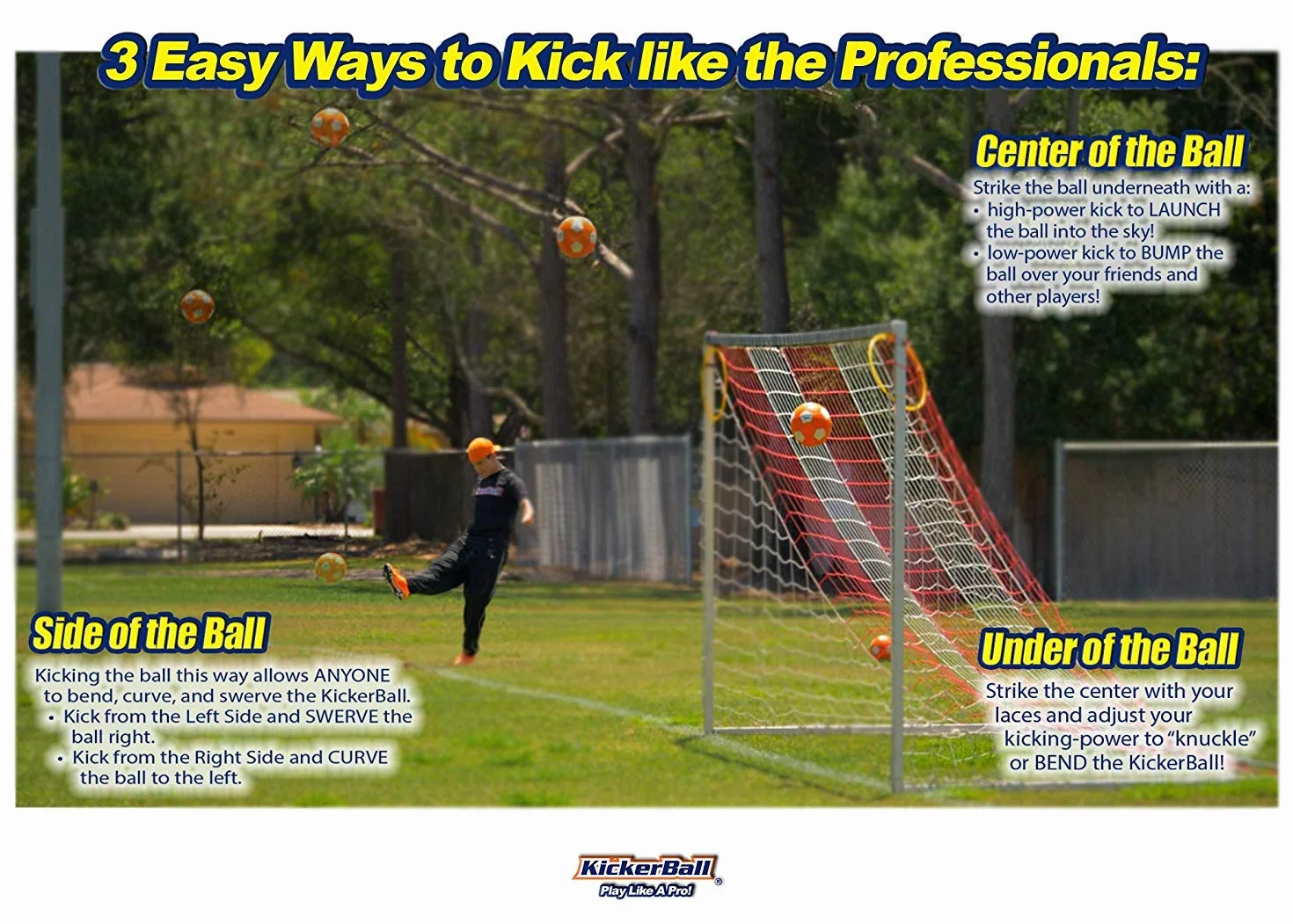 Kickerball Curve and Swerve Football