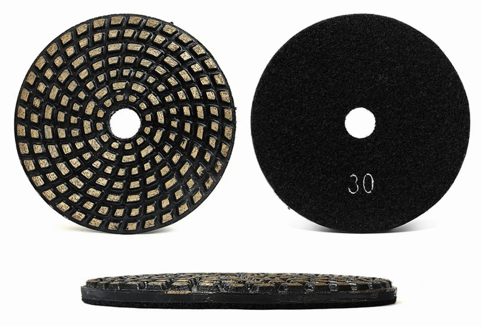 molino, rueda, molino de esquina, Disco de pulido de diamante de 5 pulgadas, disco de lijado de diamante con unión de metal sinterizado de 125 mm for amoladora angular de granito y hormigón(30)