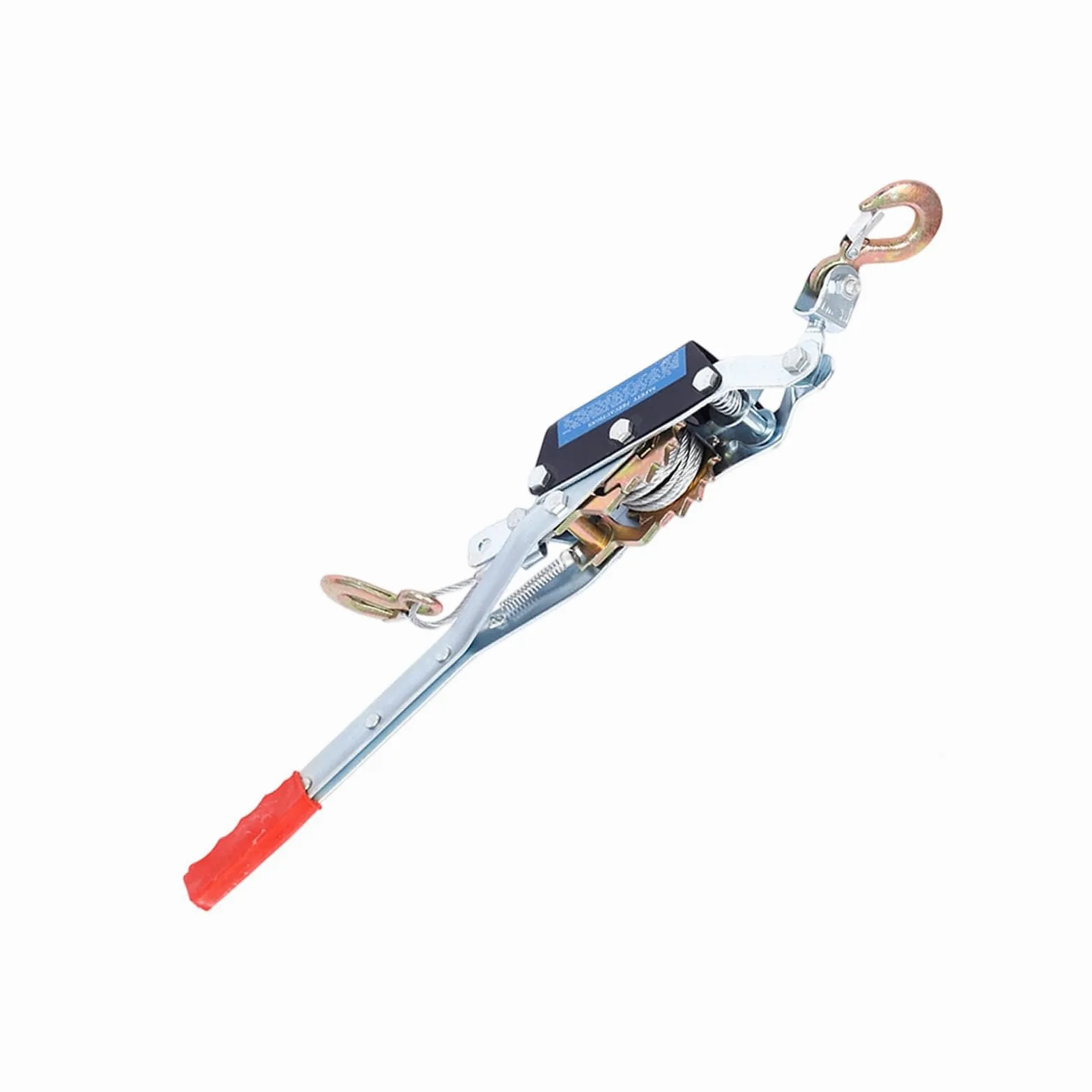 Cabrestante manual con ganchos dobles | Tensor de cable y colador de trinquete para valla, jardín, tracción, instalación, marco, barandilla de cubierta, hardware resistente