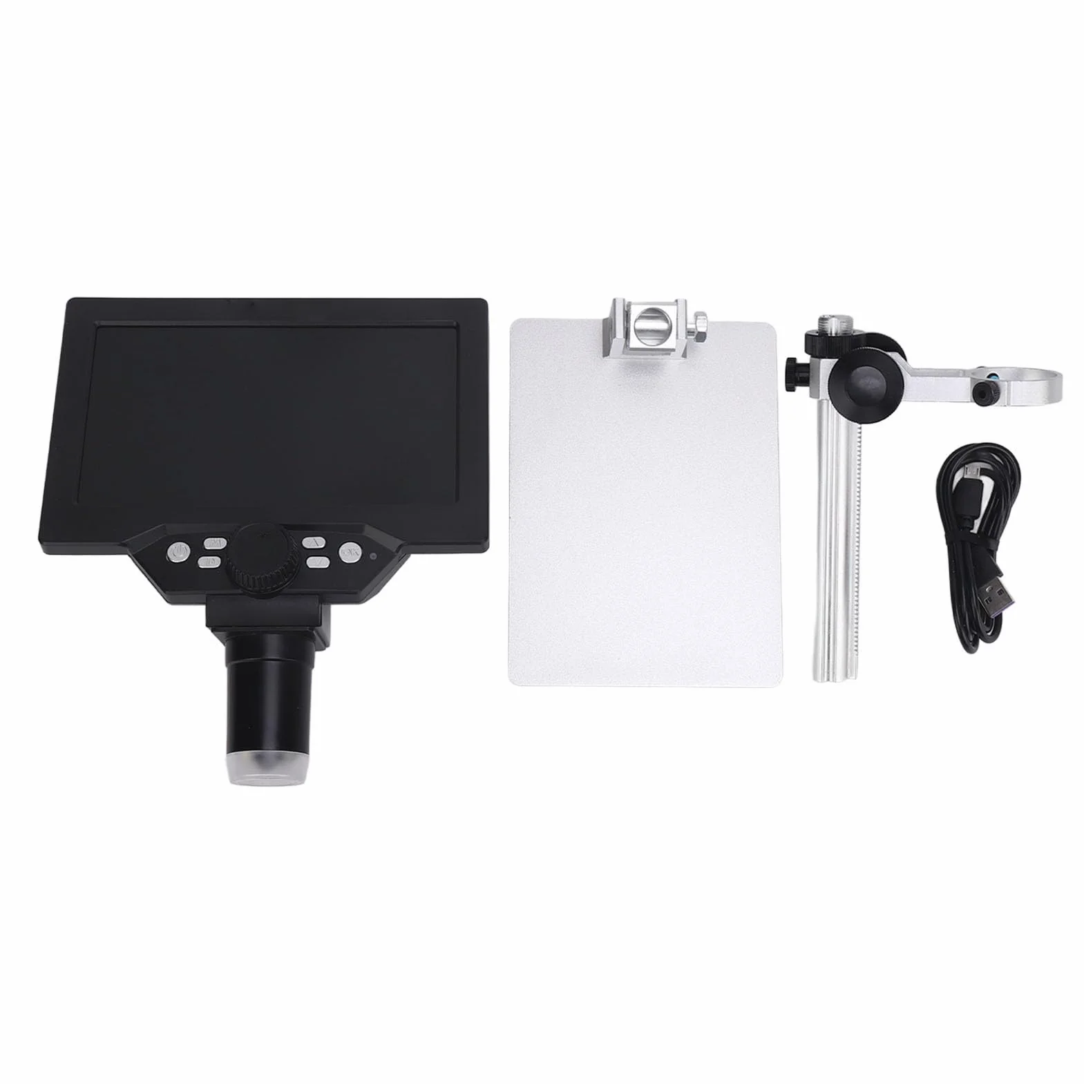 Alcance Digital LCD HD de 7 Pulgadas con Funciones de Ingeniería Superiores, Aumento de 1200X, Cámara de Alta Resolución de 12 MP, Luces LED para Reparaciones de Teléfonos y