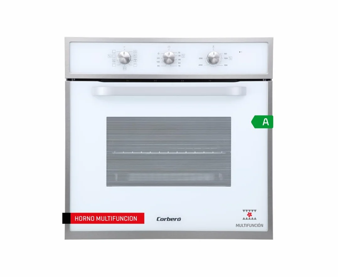 Corbero Horno Multifunción Hidrolítico 65L CCHM703W 3000W Blanco