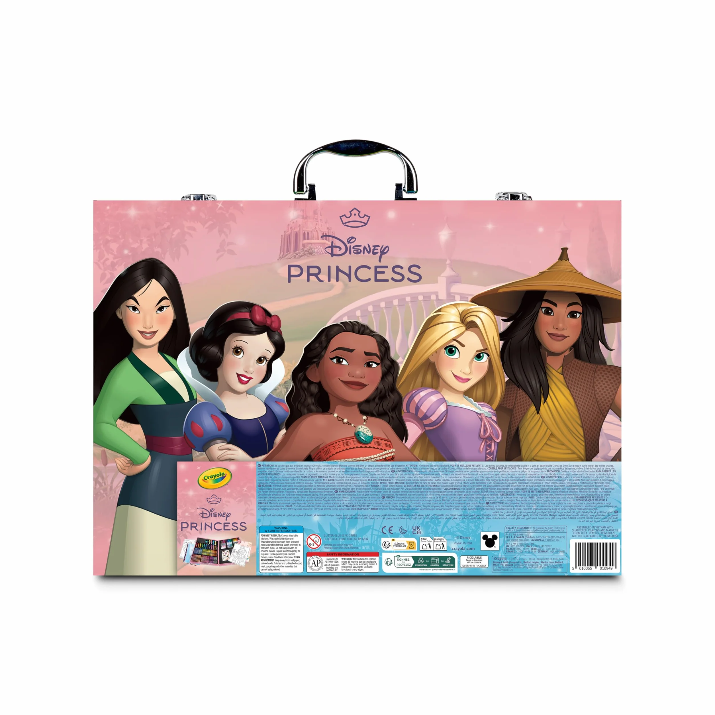 CRAYOLA Maletín del Artista Princesas Disney 115 Piezas