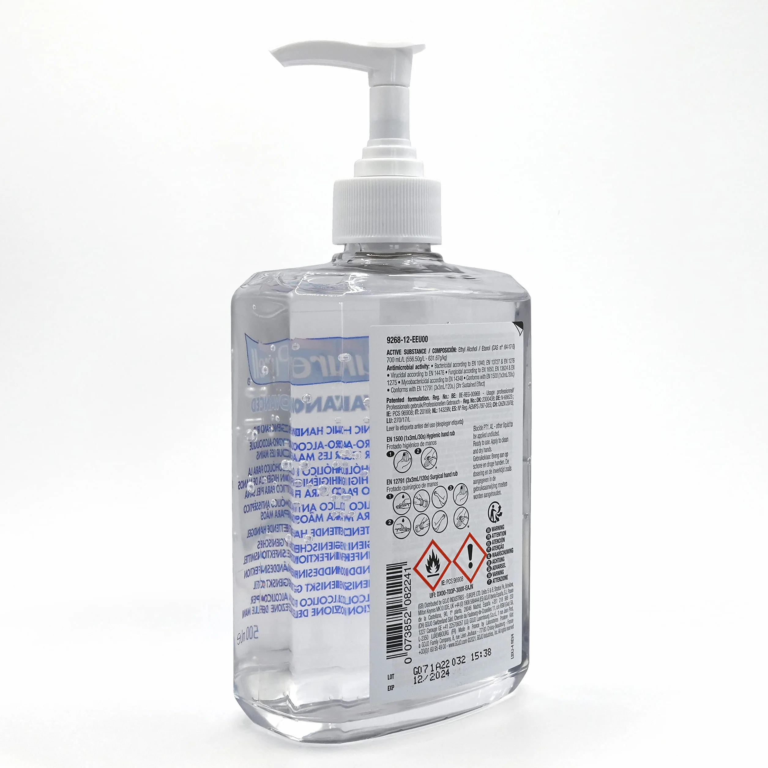 PURELL ADVANCED Gel hidroalcohólico DE MANOS 500ml, alcohol en gel desinfectante manos, 500ml Botella. Acaba con el 99,99% de los gérmenes más comunes que pueden resultar nocivos.