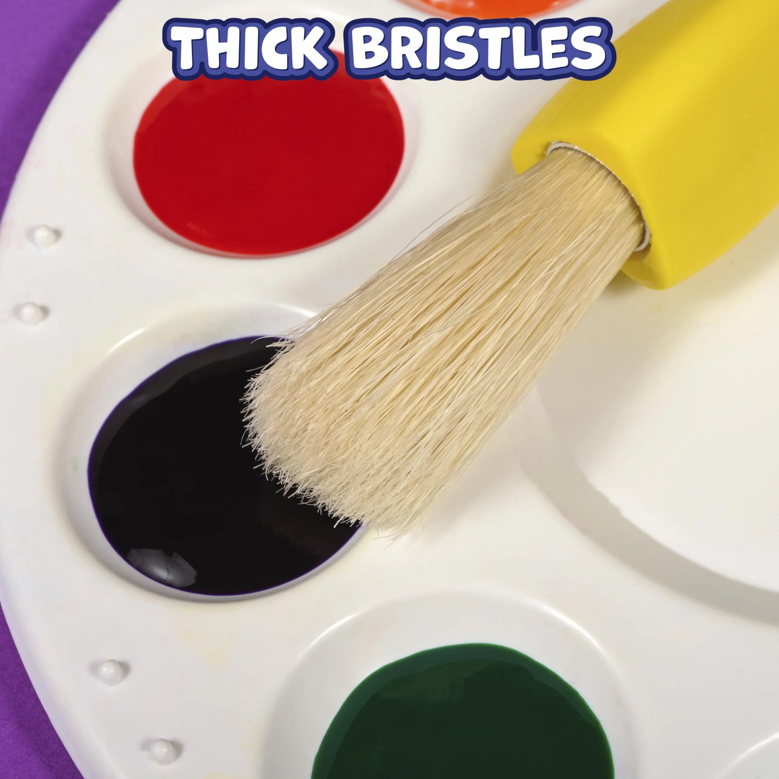 READY 2 LEARN Triangle Grip Pinceles para Pintar para Niños 2 3 4 años
