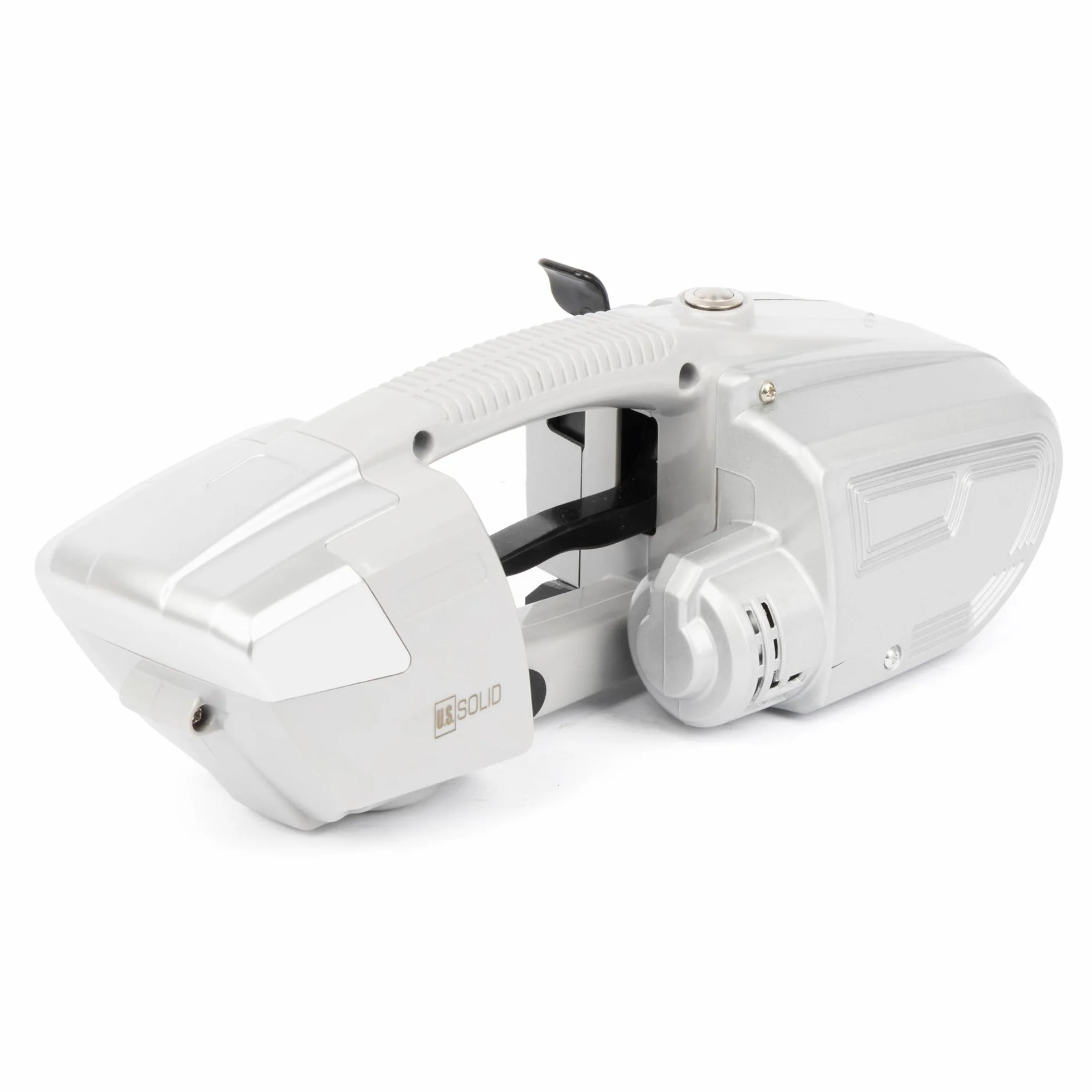 U.S. Solid Flejadora eléctrica - Funcionamiento con batería para cintas PP/PET de 12-16 mm, 2 baterías de 4000 mAh, flejadora automática para cajas y palés