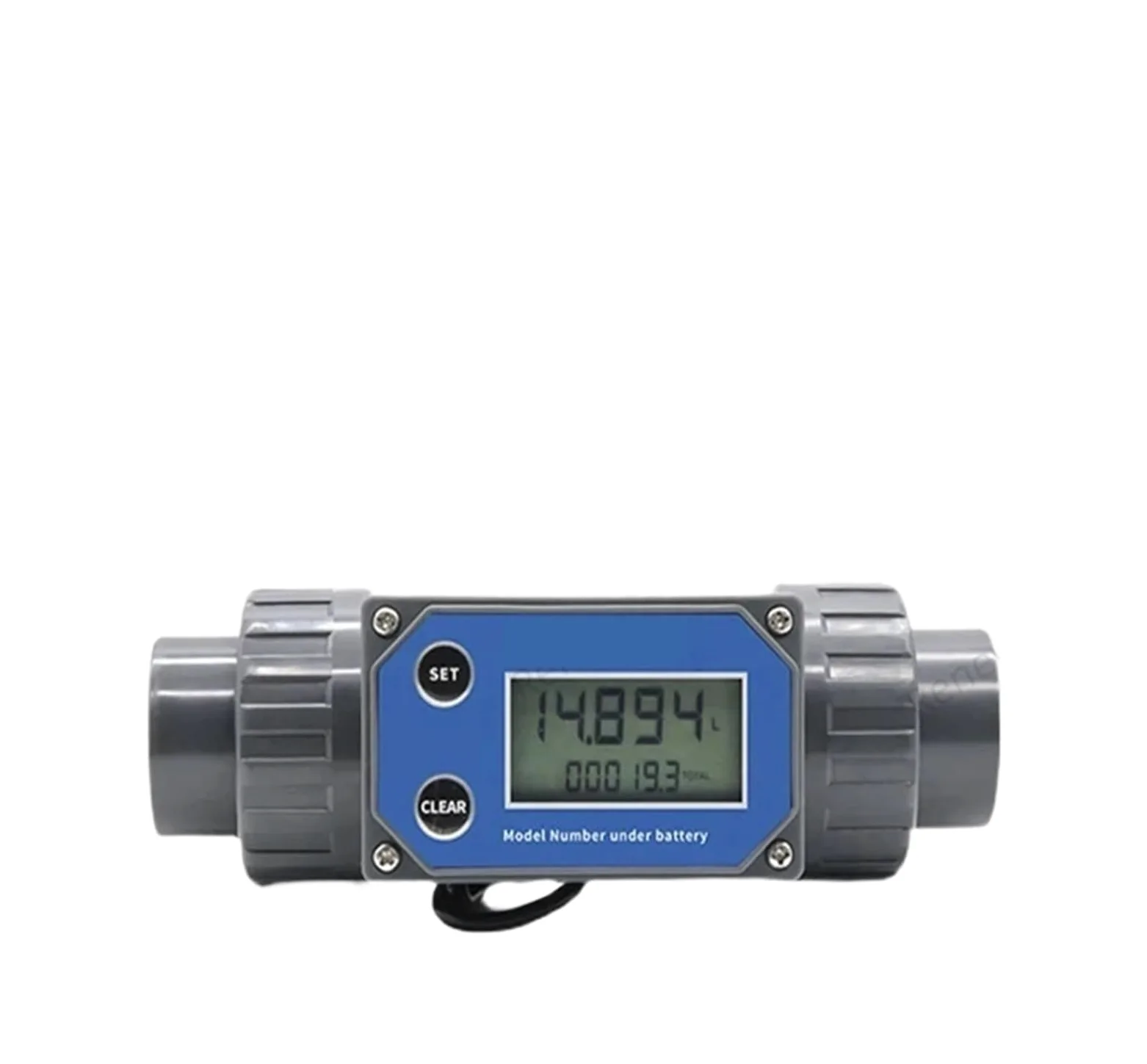 caudalímetro de líquidos, Medidor de flujo de turbina Digital, riego de tierras agrícolas, Sensor electrónico de tubería de aguas residuales de gran flujo, medidor de líquido, salida de pulso(DN40,5-2