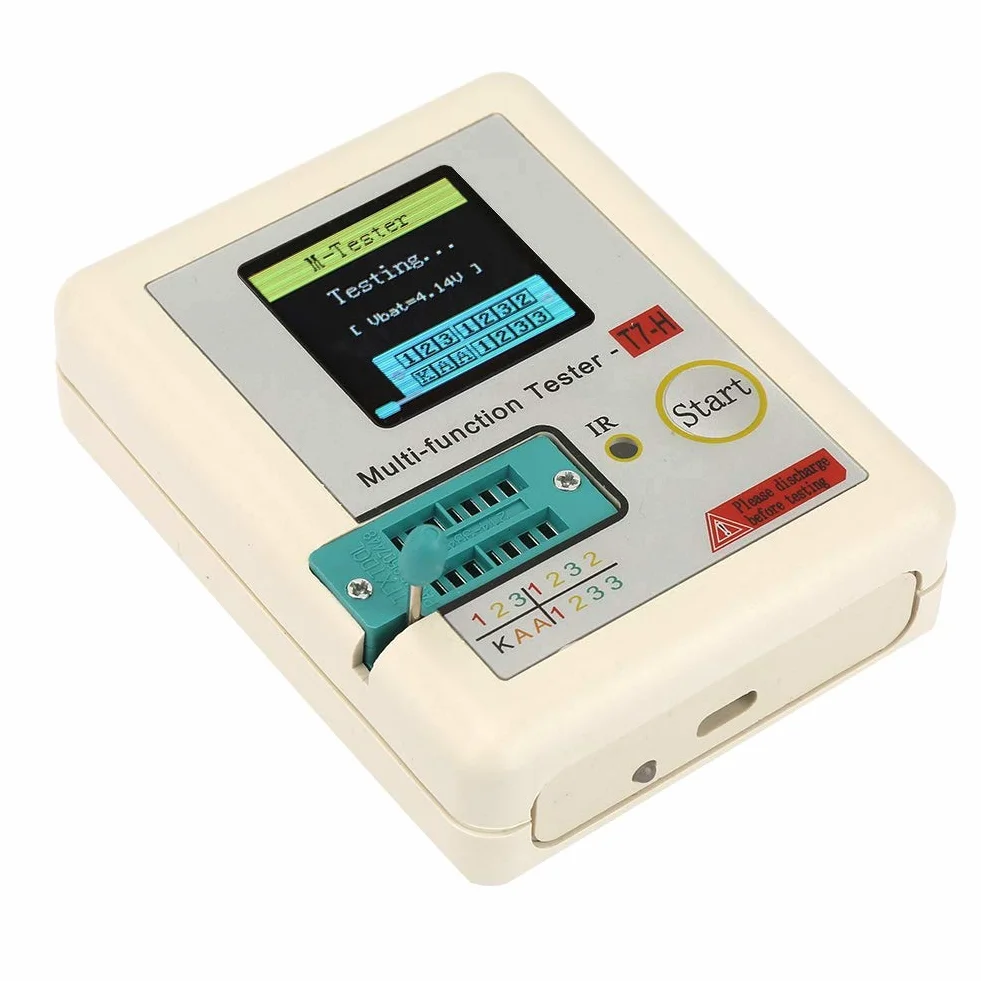 KENANLAN Tc2 Metros Graphic TC T7-H TFT Transistor Tester Gráfico Pantalla Multifunción Prueba